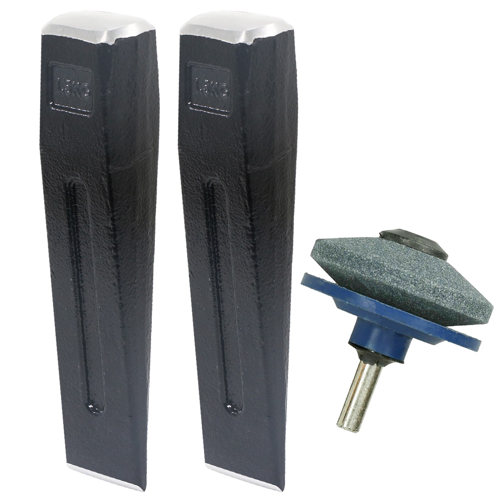 Log Splitter Blade Sharpener 1.5KG 8" Wood Splitting Timber Chisel Wedge Kit