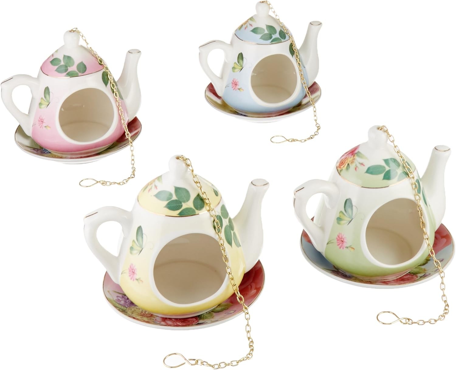 Fallen Fruits Secrets Du Potager Teapot Bird Feeder