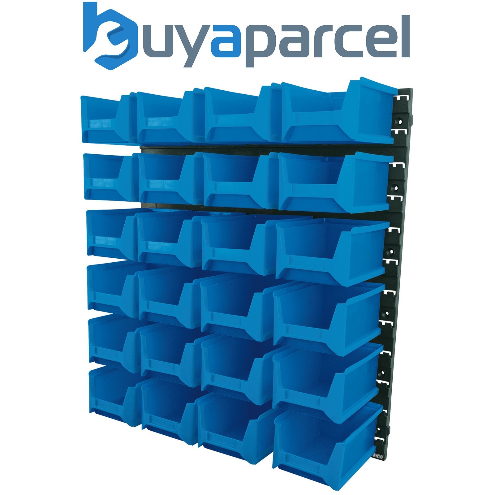 Draper 06797 24 Bin Wall Storage Unit, Large Bins