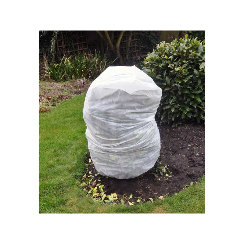 Frost Protection Winter Fleece Jacket Cover Protect Plant Shrub 80x60 cm