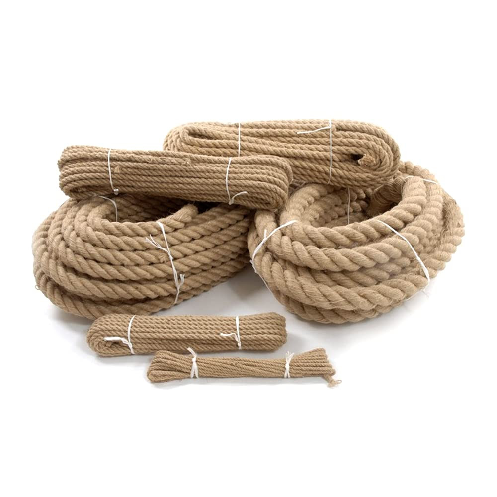 20 mm Jute Rope, 50 metres / 164 ft Long Strong Natural Hessian Cord Crafts DIY