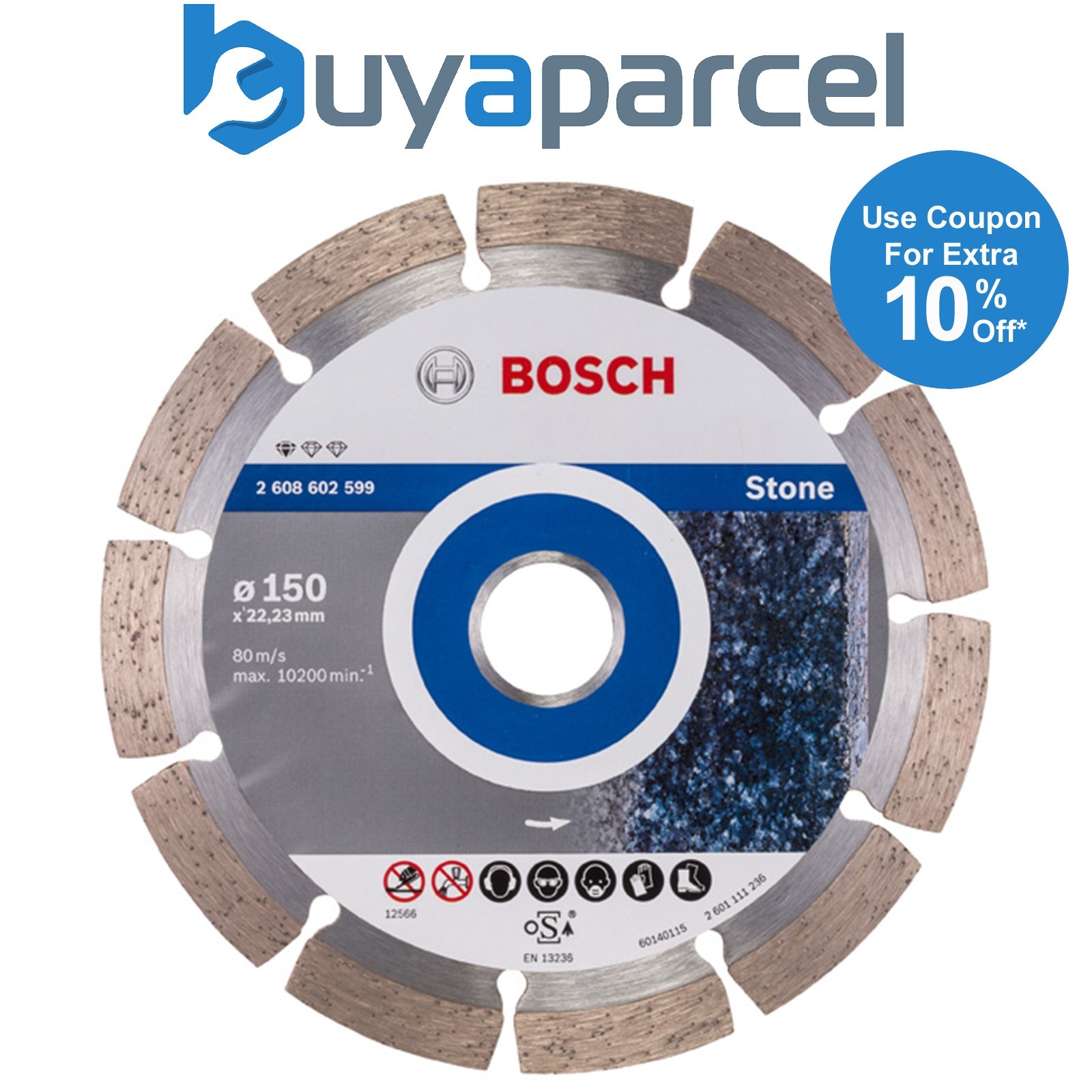 Bosch Diamond cutting discs Standard for Stone diamond cutting disc 2608602599