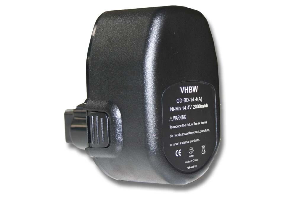 Battery for Black & Decker KC1462F KC1482C (6536-7) KC1440SK KC1461F 2Ah 14.4V