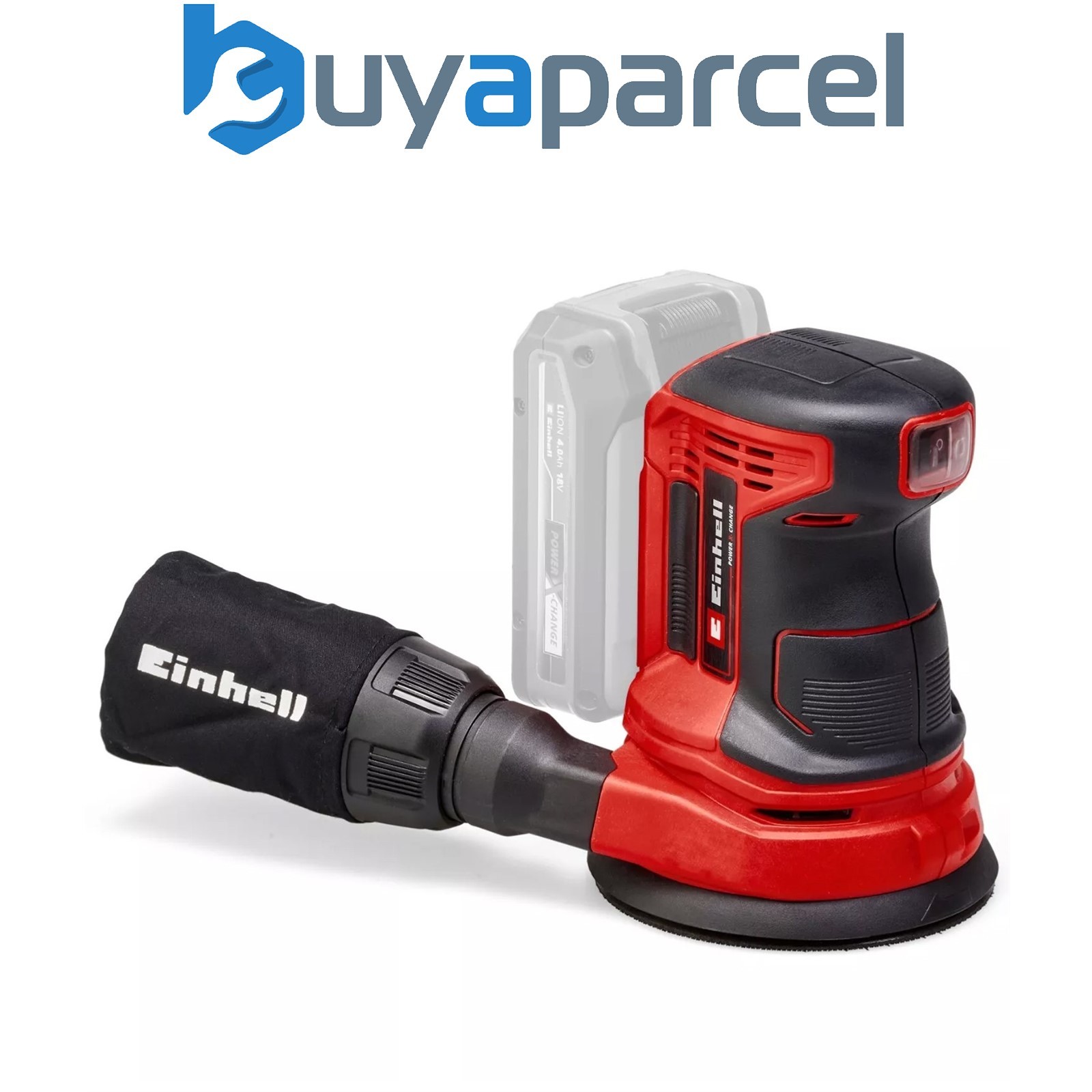 Einhell 18v Cordless Rotating Orbital Sander Power X-Change TE-RS 18 Li Dust Bag