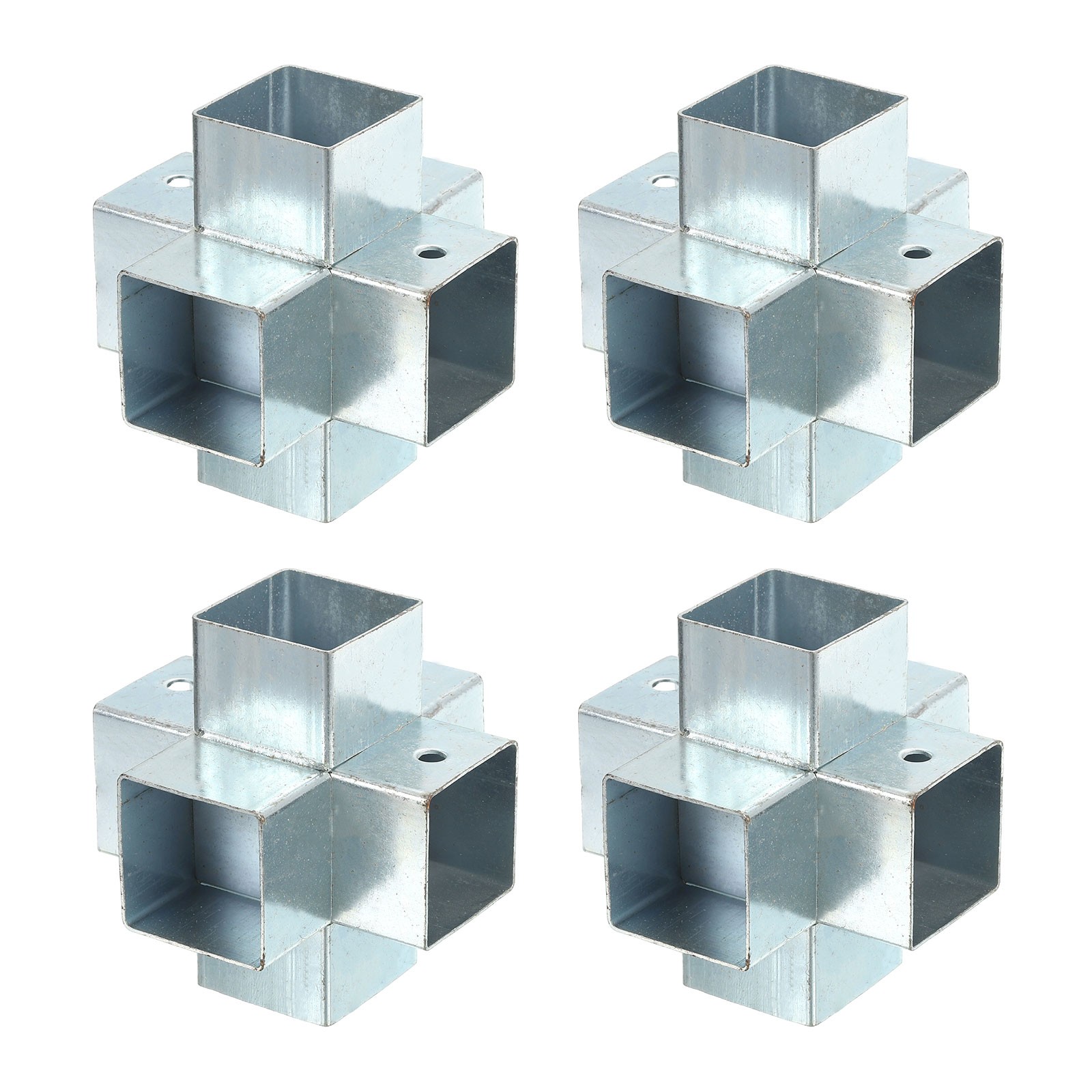 6-Way Gazebo Brackets Kit, Angle Bracket for 1.3" x 1.3" Lumber (4 Pack)