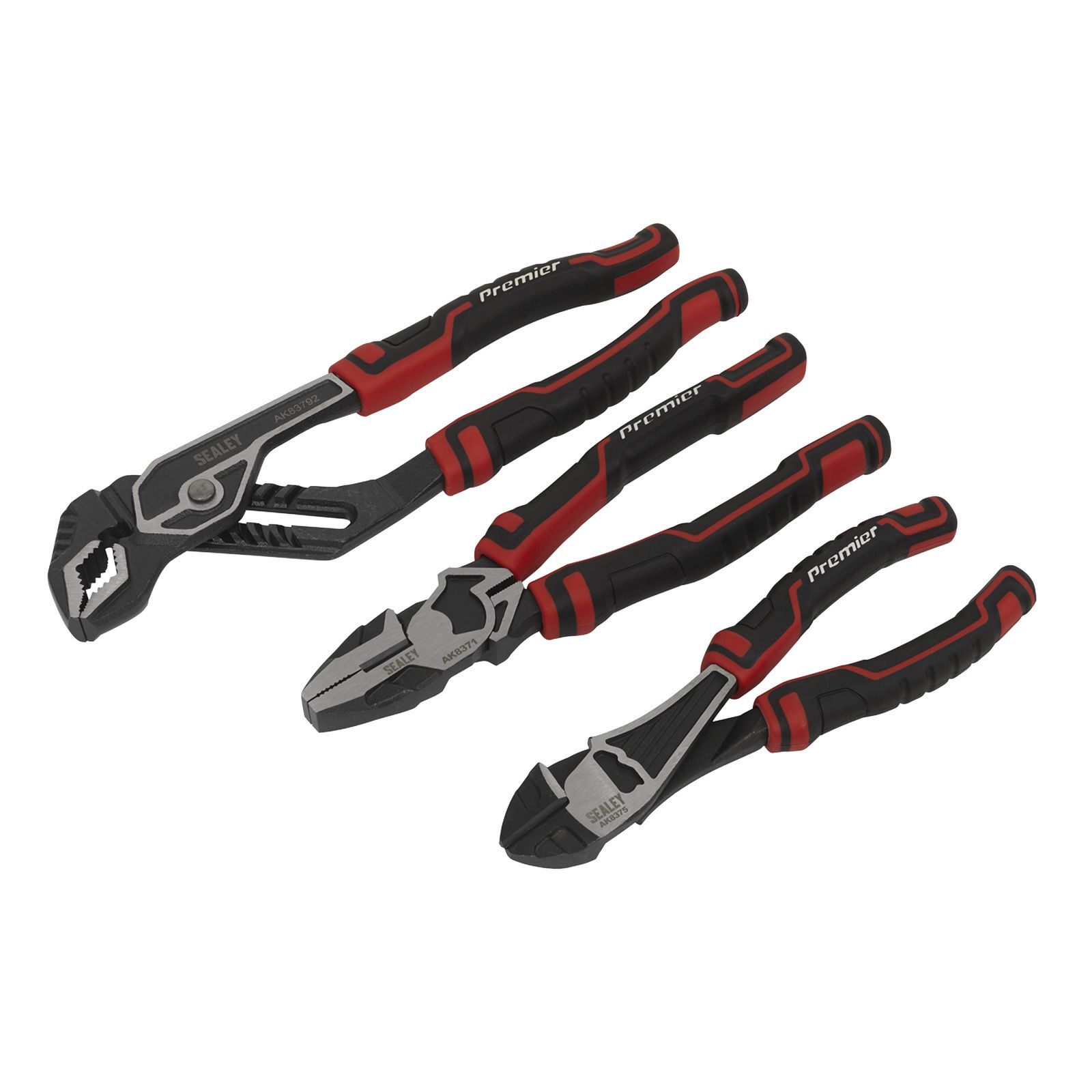Sealey Pliers Set High Leverage 3 Pieces - AK8377