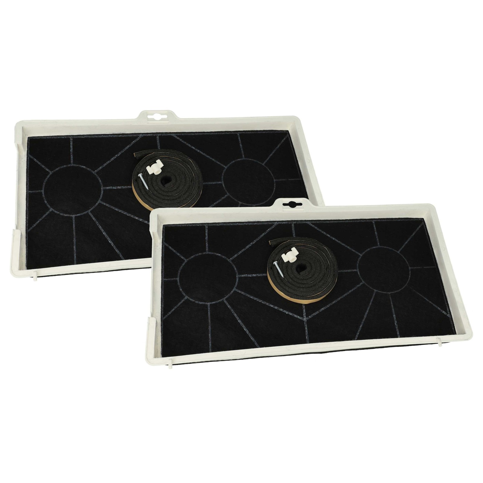 2 Cooker Hood Filter for Siemens LB75564GB/01 LB75564CH/08 + Mounting Material
