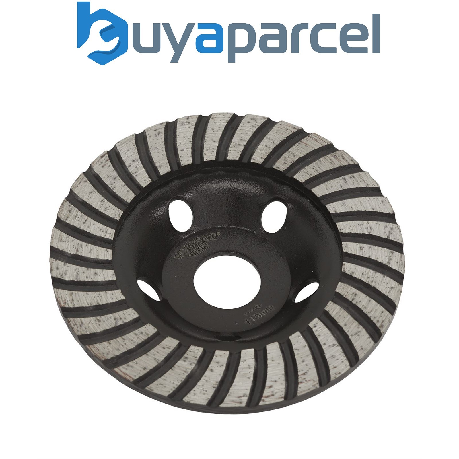 Sealey WDRTCUP115 Worksafe&reg; Turbo Row Concrete Grinding Head 115mm