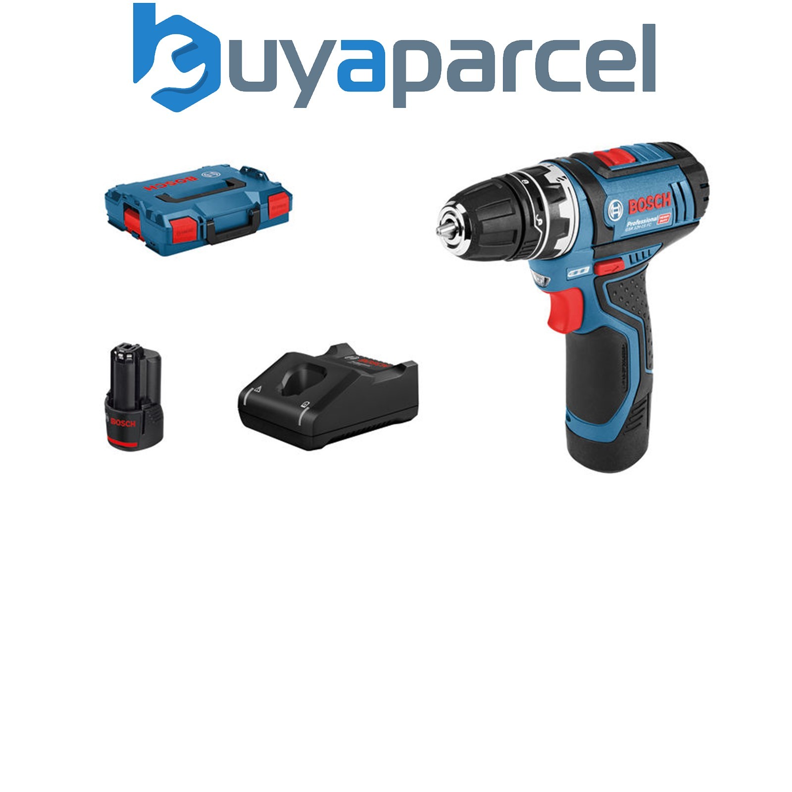 Bosch PRO Cordless Drill/Driver GSR 12V-15 FC L-Boxx 102 06019F6071