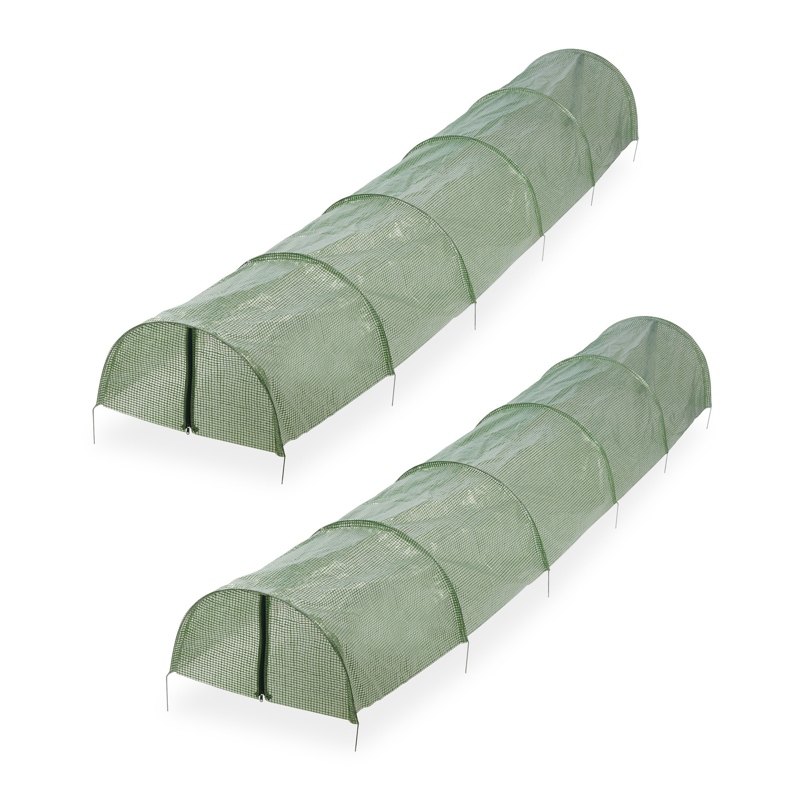 Grow tunnel Vegetable Greenhouse PE Plant Protector Lightweight Weatherproof