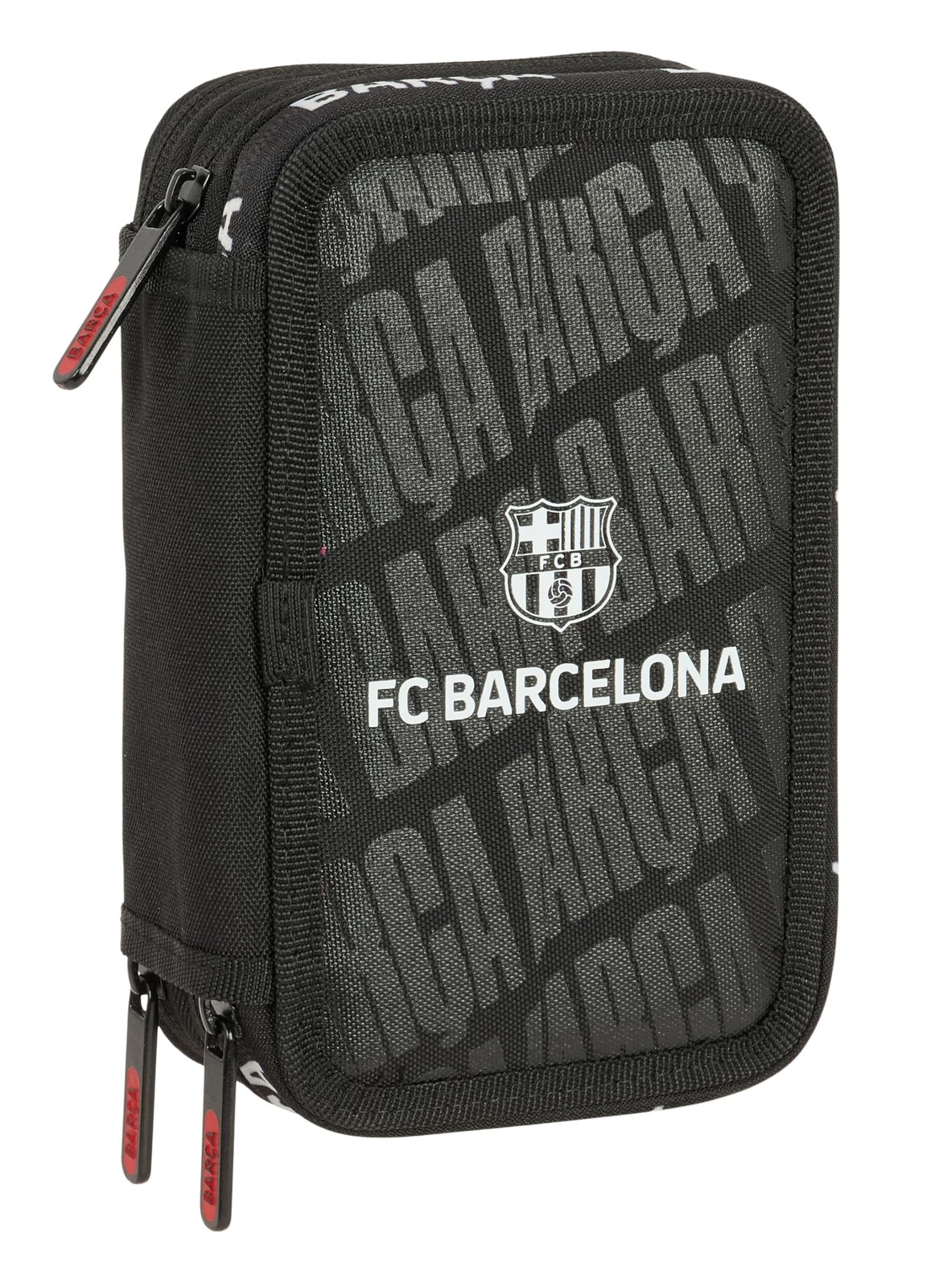 F.C. BARCELONA – School Pencil Case with 37 Tools Included, Children's Pencil Ca