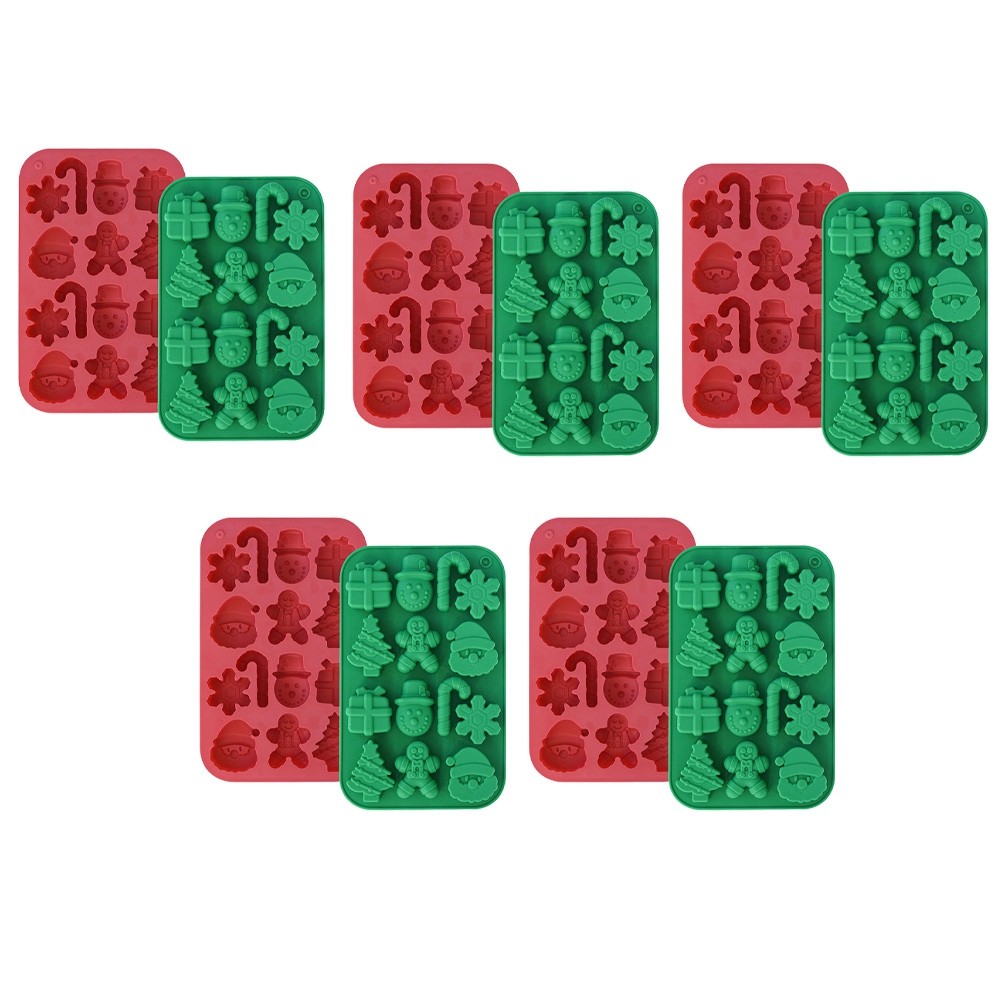 Christmas Chocolate Mold Baking Mold Handmade Diy Gift Snowflake Christmas5474