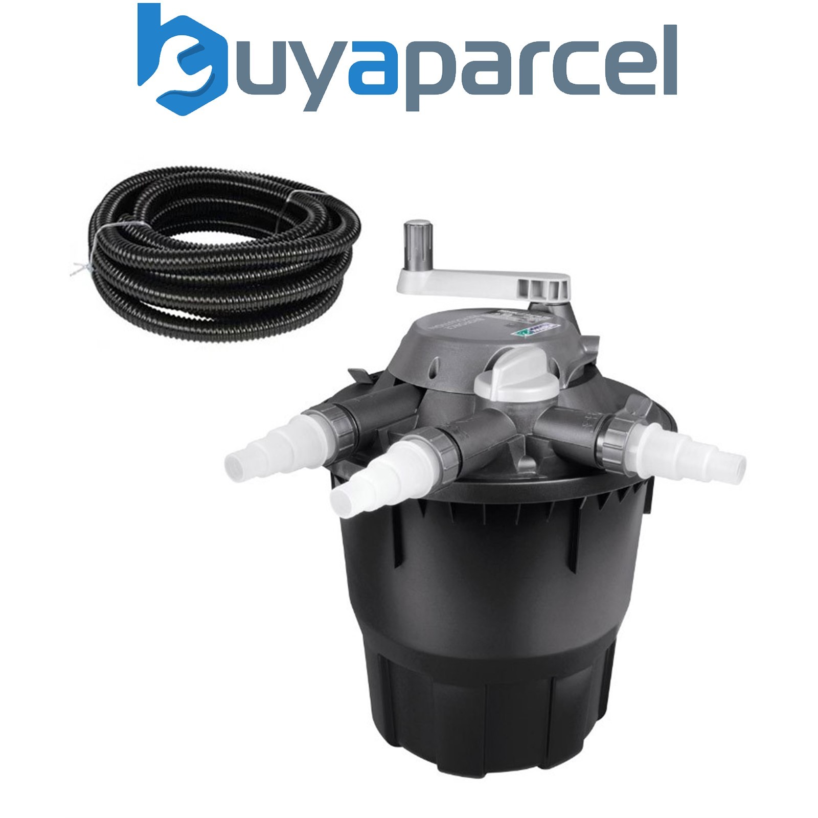 Hozelock 1352 Bioforce Revolution 6000 UVC Pond Filter Pump Filtration & 5m Hose