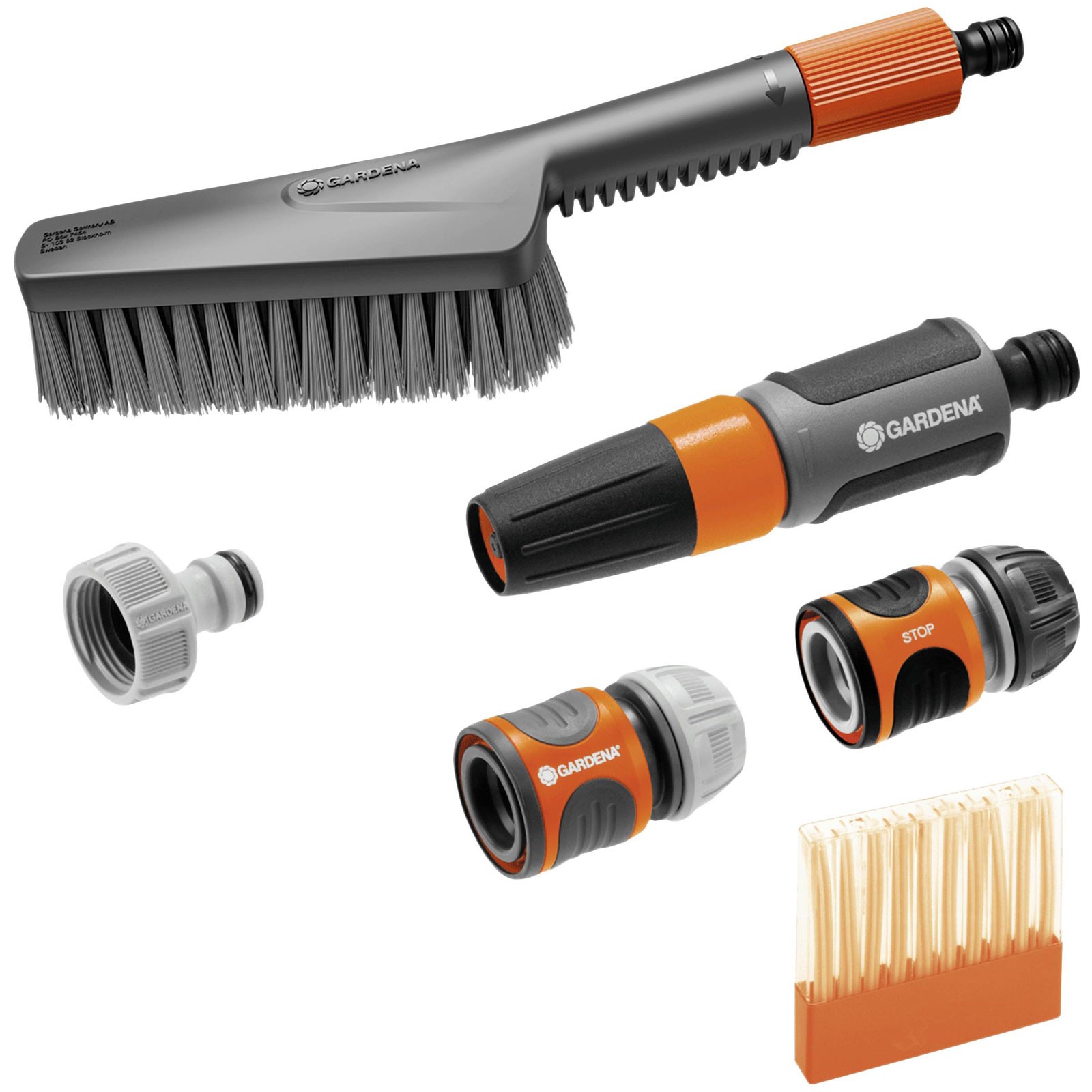 GARDENA Combisystem Kit Soft Brush for Sensitive Surfaces