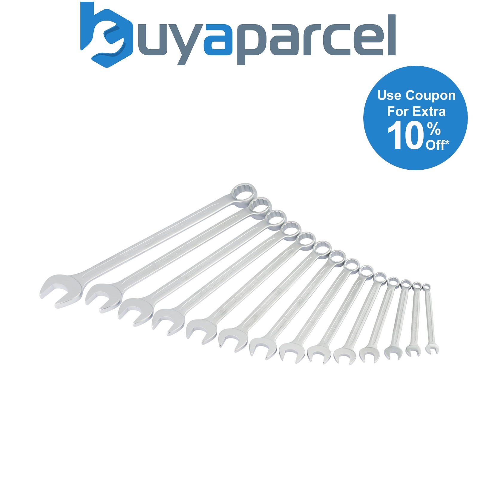 Draper 03040 Long Imperial Combination Spanner Set (14 Piece)