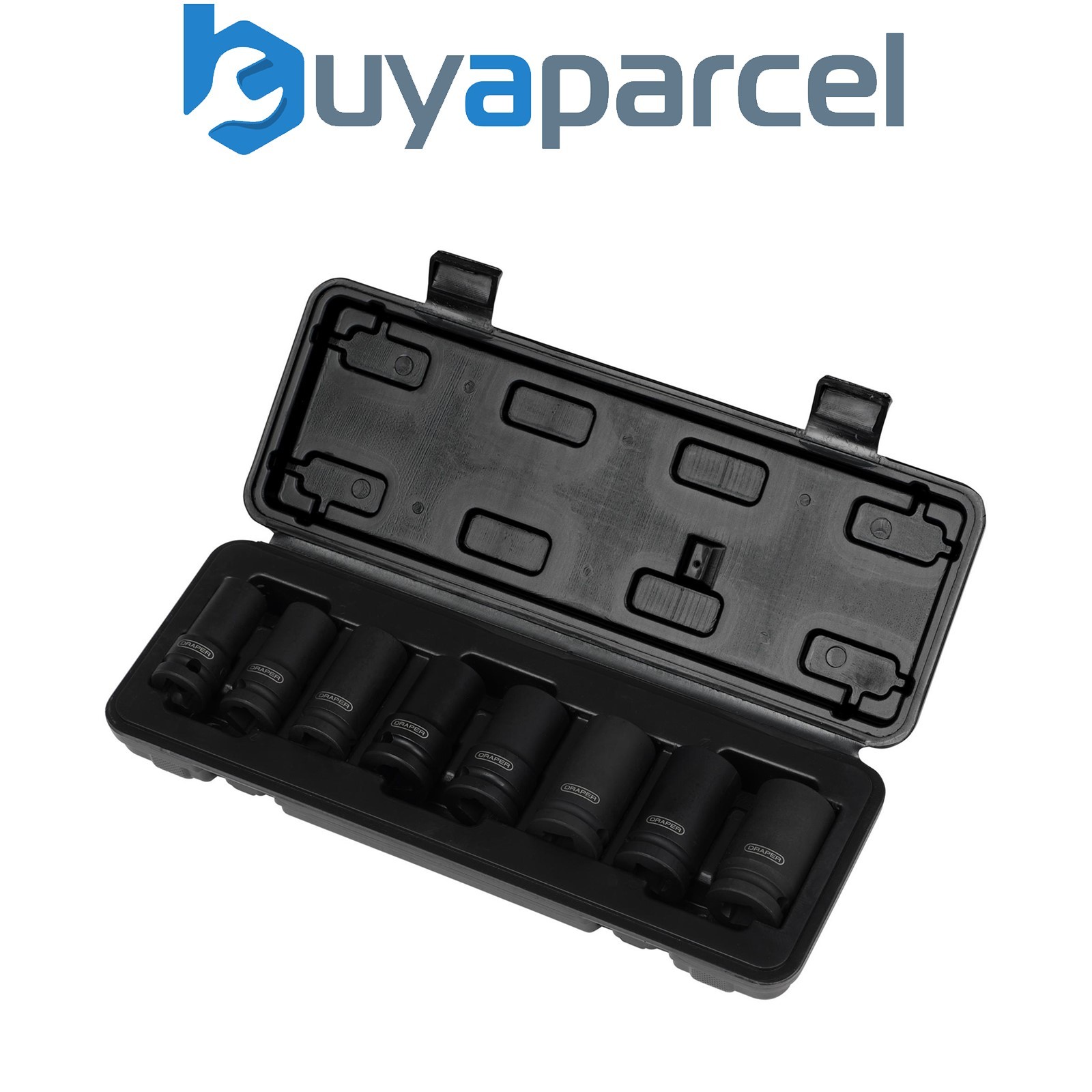 Draper 02746 Locking Wheel Nut Removal Set, 1/2" Sq. Dr. (8 Piece)