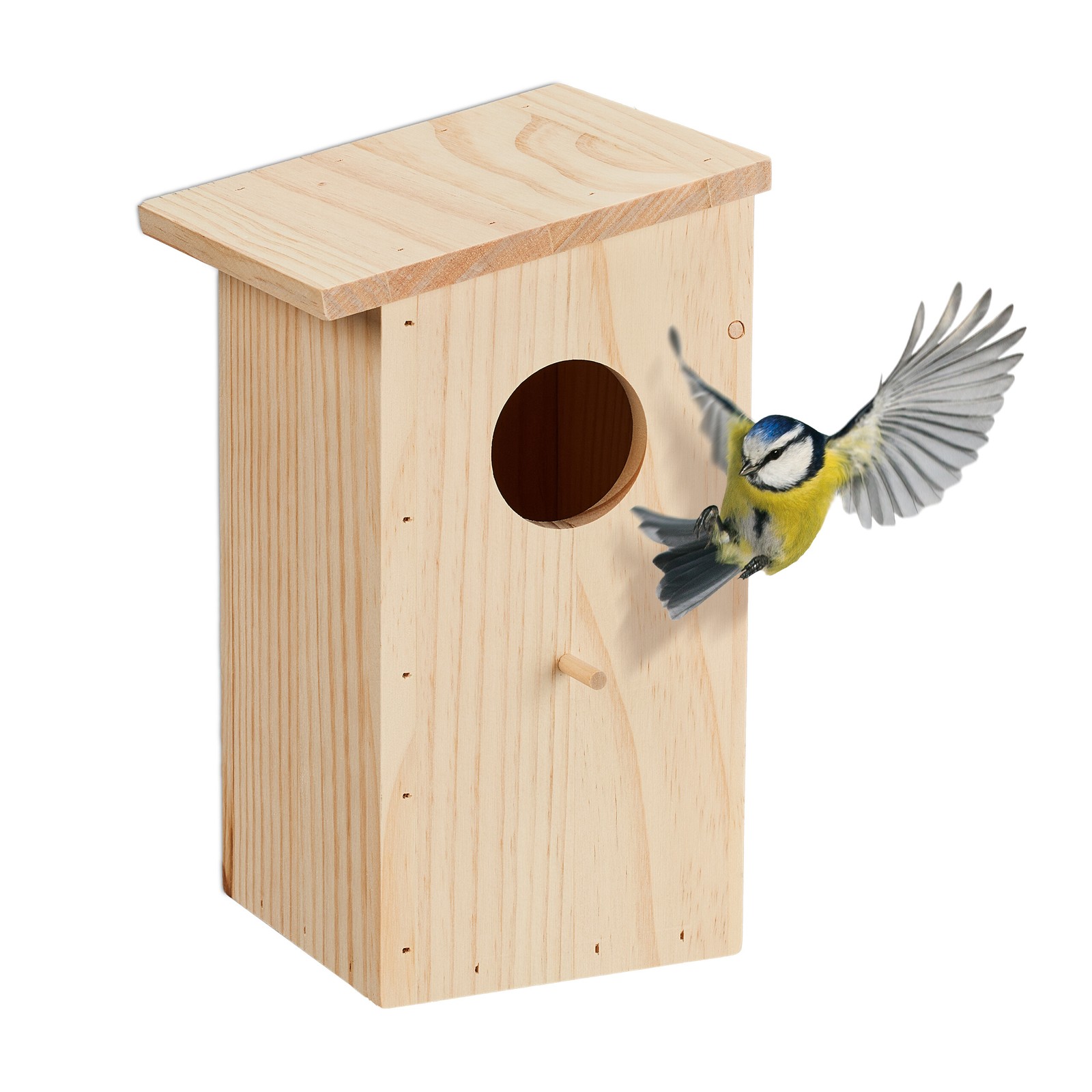Nesting box Bird Shelter Lightweight Eco-Friendly Bird Nesting Box Hinged Panel