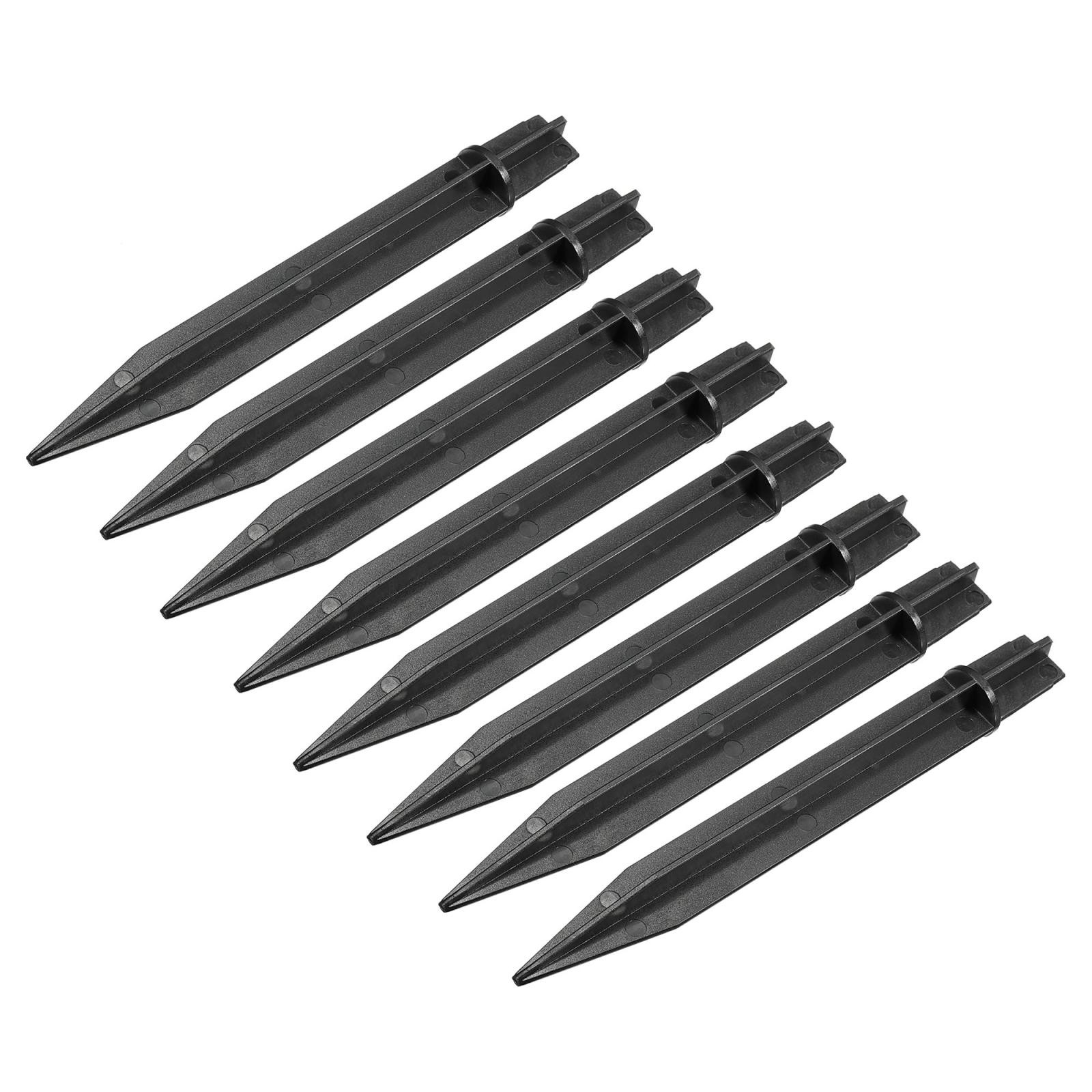 16pcs Plastic Ground Spikes 8.2 Inch Landscape Stakes Pathway Light Replacement
