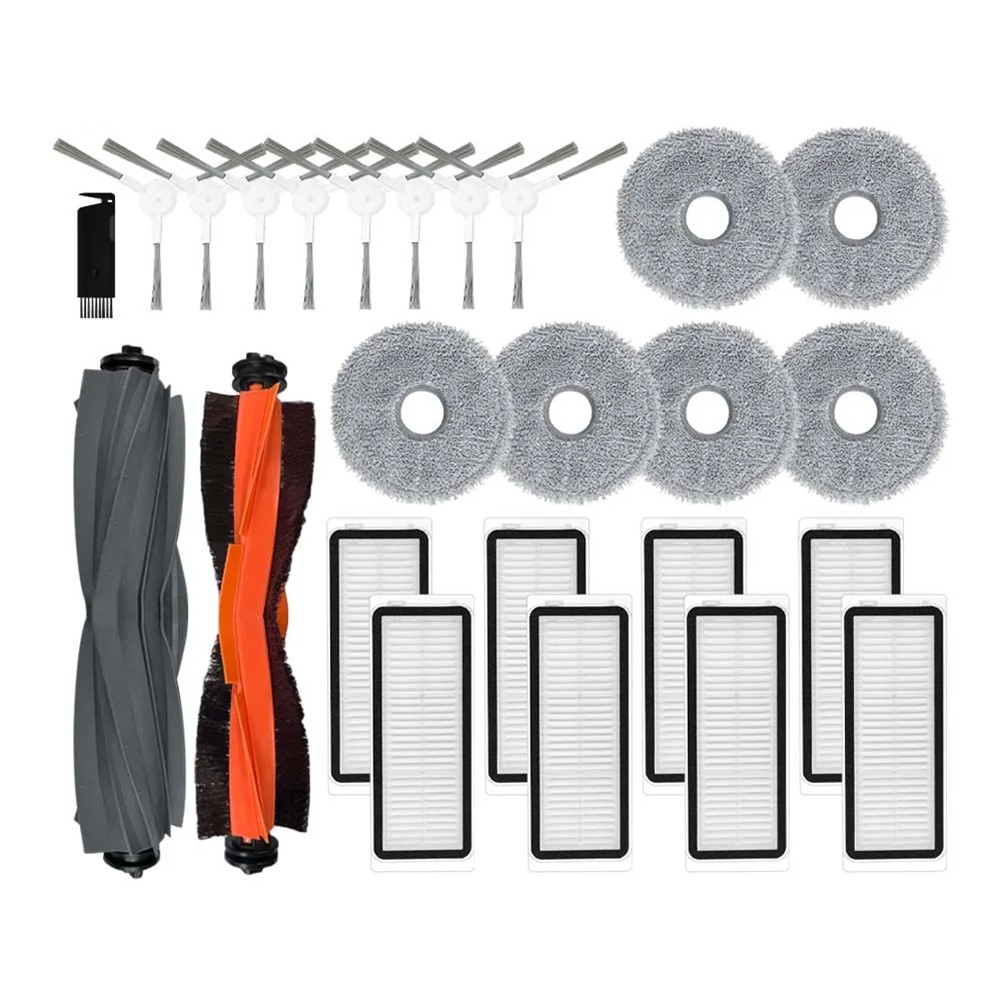 For X20 Pro / X20 Robot Vacuum Cleaner Main Side Brush Hepa Mop5689