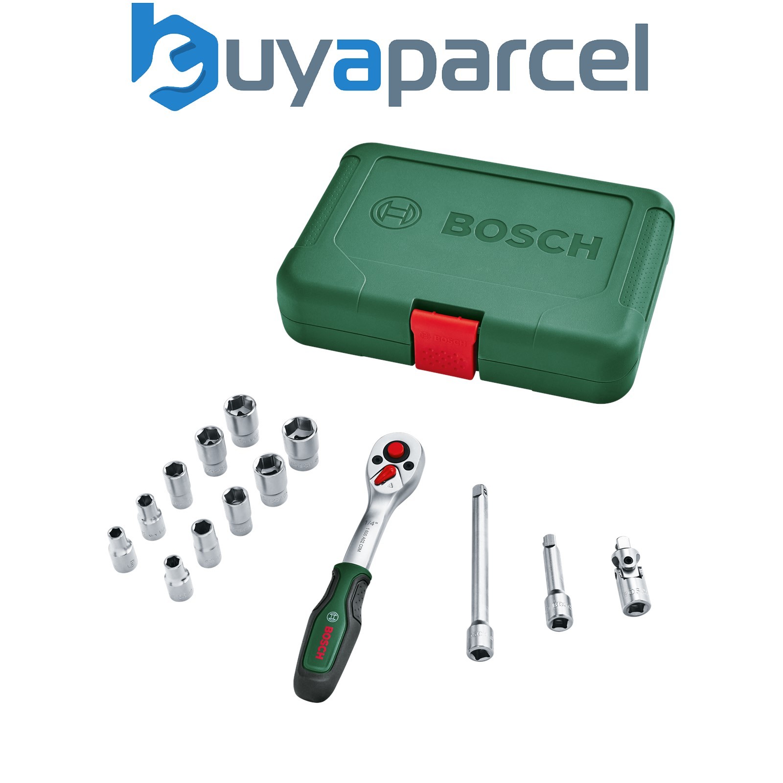 Bosch Hand Tools 1/4" Ratchet Set 14-Piece 1600A02BY0