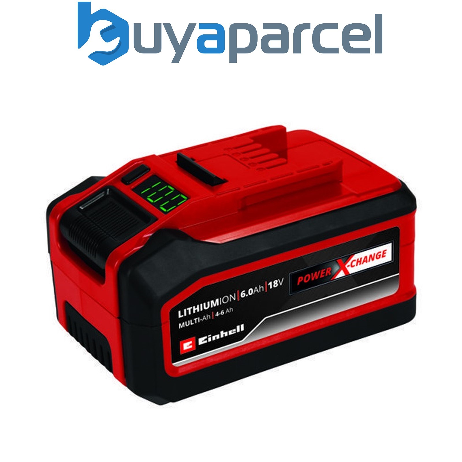 Einhell Power X Change PLUS 18v Lithium Ion 6ah Battery Multi-AH 4ah Mode PXC