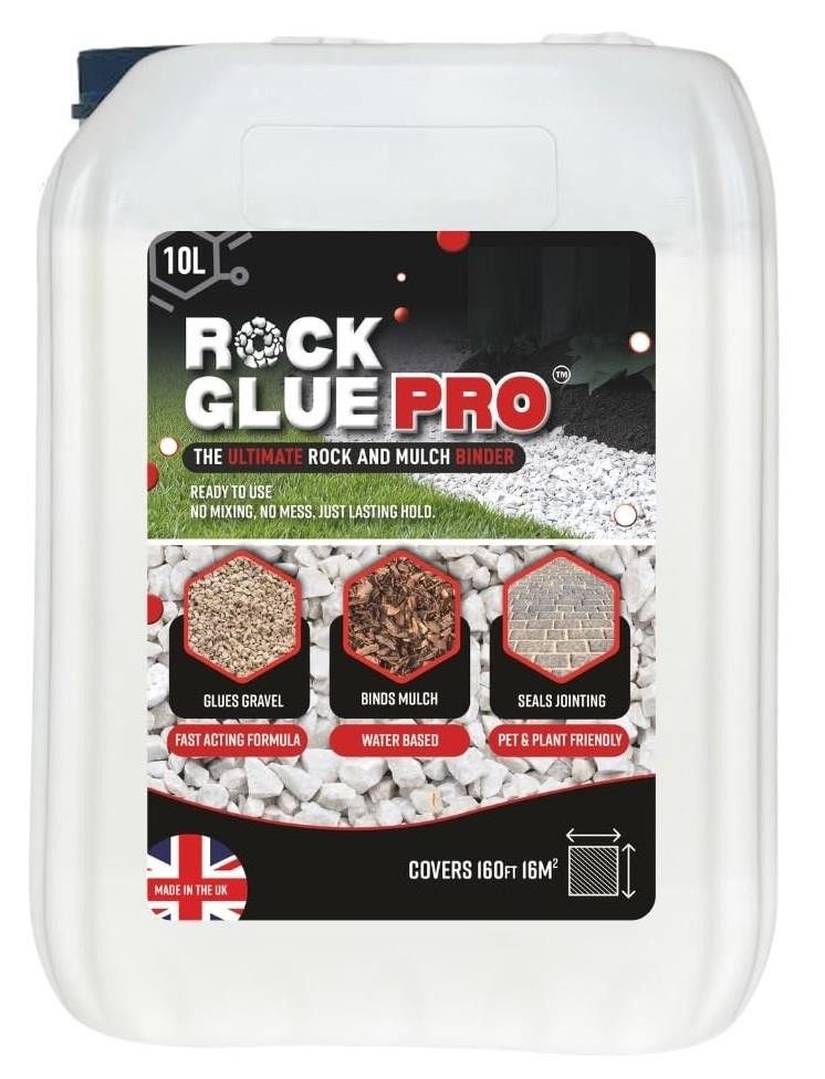 10L Gravel Binder For Bonding Stones, Mulch, Bark & Garden Paths Long Lasting