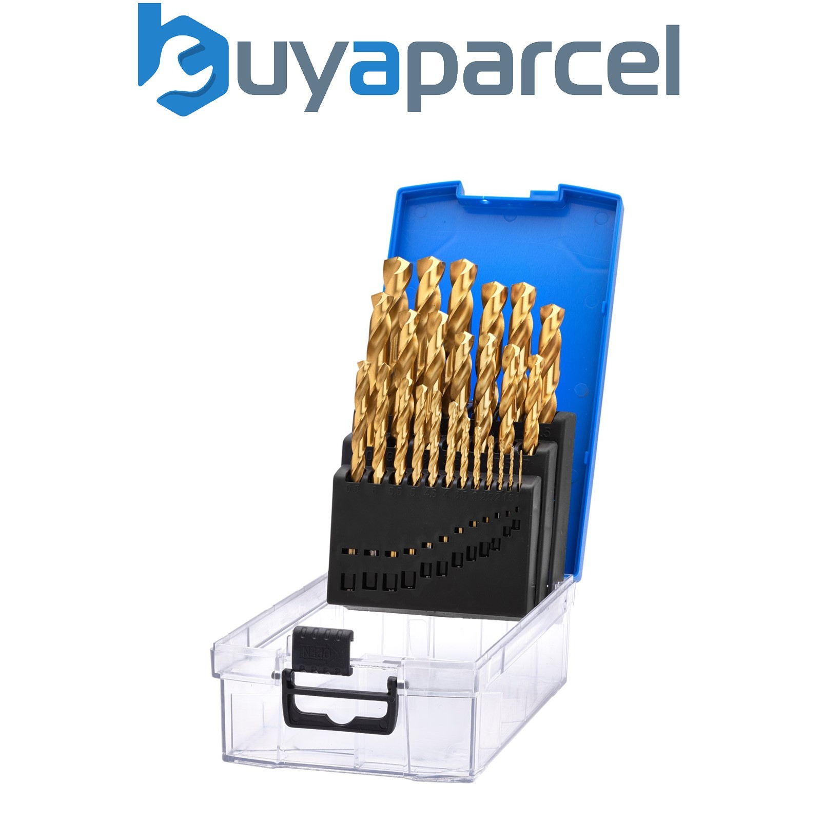 Draper 08886 HSS Titanium Nitride Coated Drill Bit Set (25 Piece)