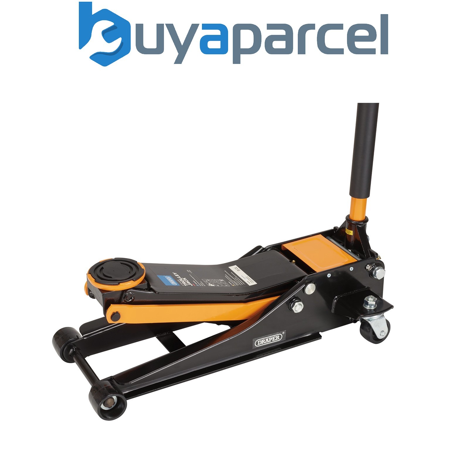 Draper 28494 Trolley Jack, 3 Tonne, Orange