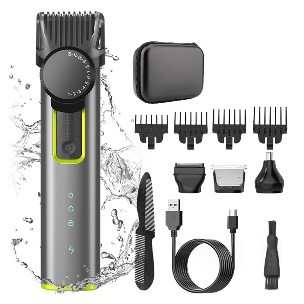Cordless Rechargeable Hair Clipper & Trimmer Beard Trimmer for Men1161