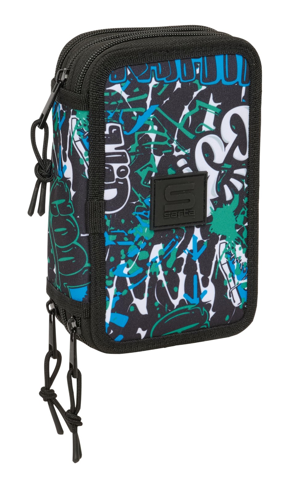SAFTA GRAFFITI GO – School Pencil Case with 37 Tools Included, Children's Pencil