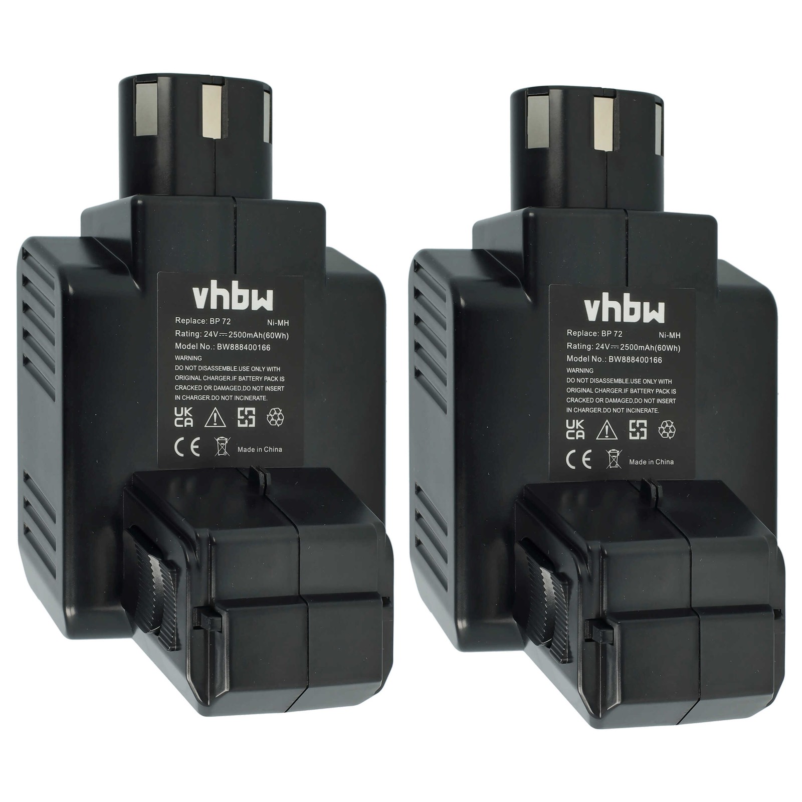 2x Battery for Hilti TE 5 A 2.5Ah 24V