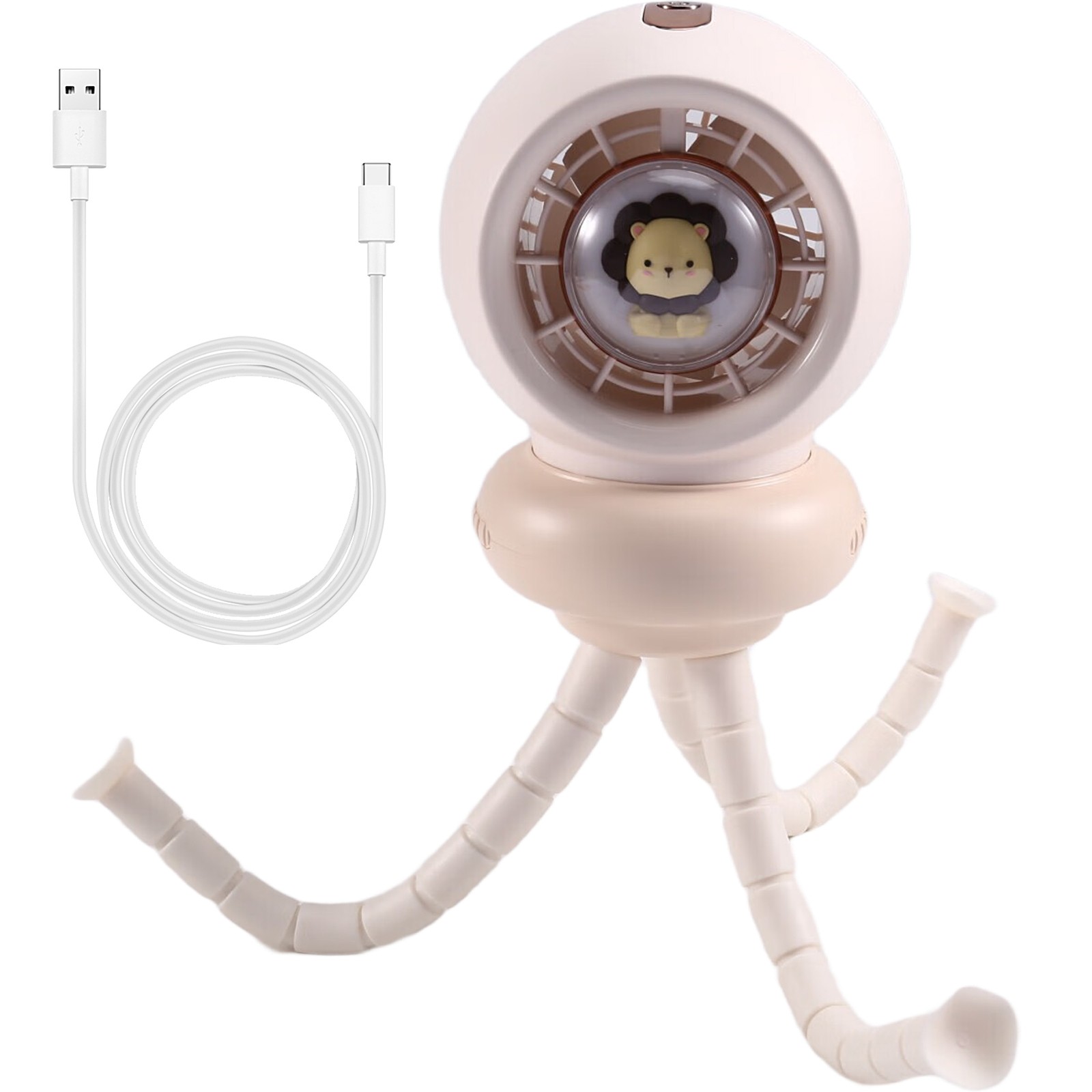 Baby Stroller Fan ,USB Rechargeable Ideal forKids' Prams Use M3C83657