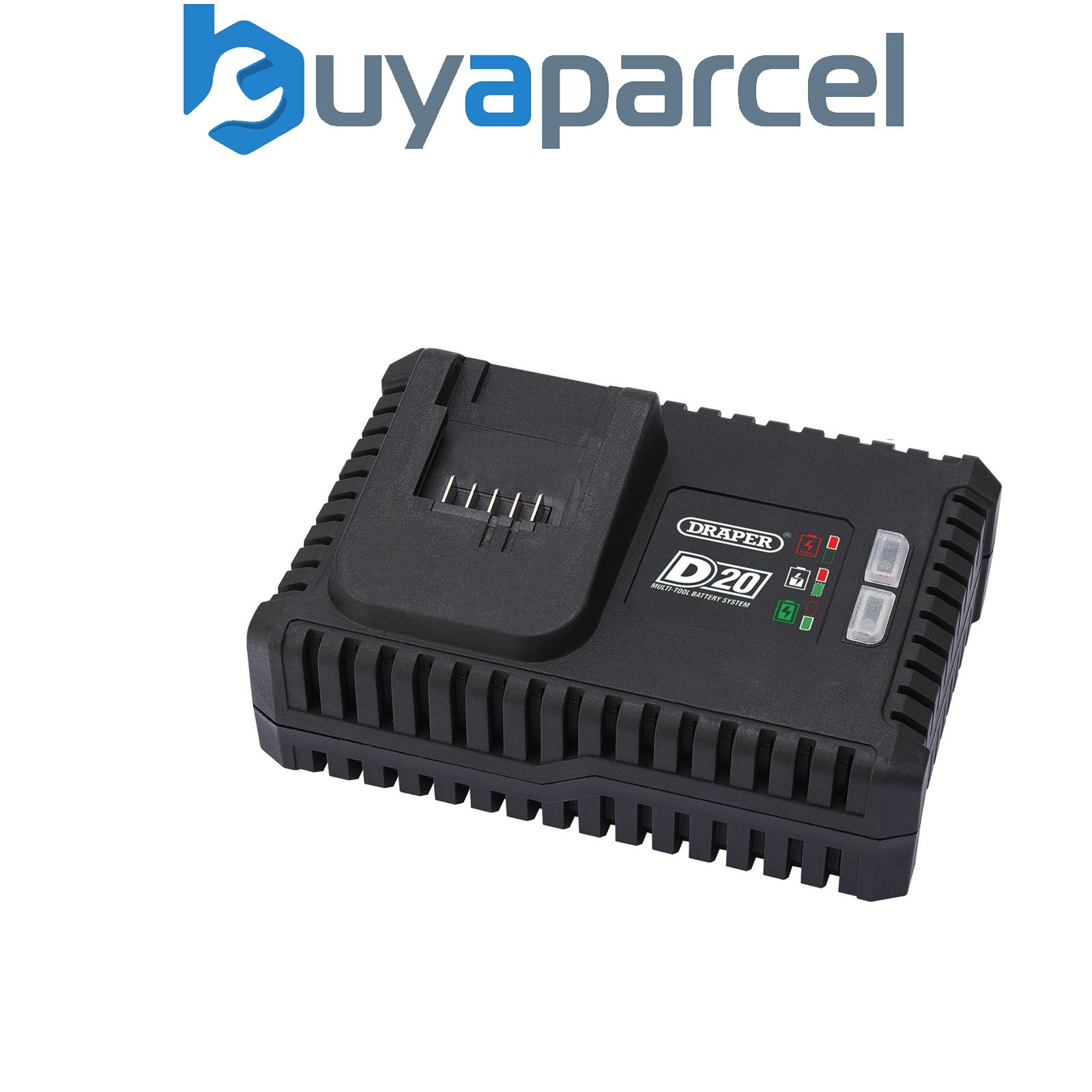 Draper 55913 D20 20V Li-ion Fast Battery Charger, 4A