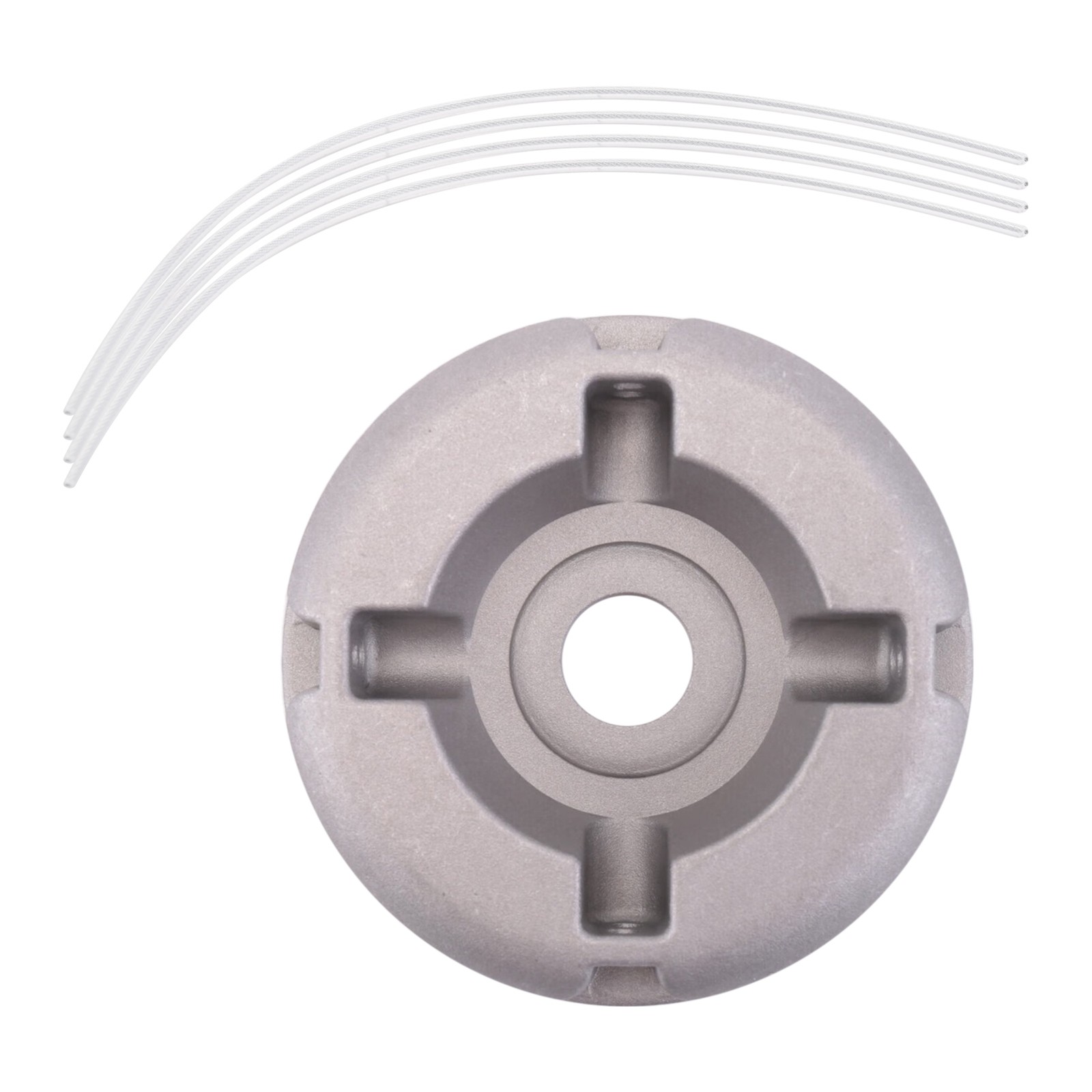 8X(1pc Universal Aluminum Alloy Lawn Mower Head with Nylon Steel Lawn4605