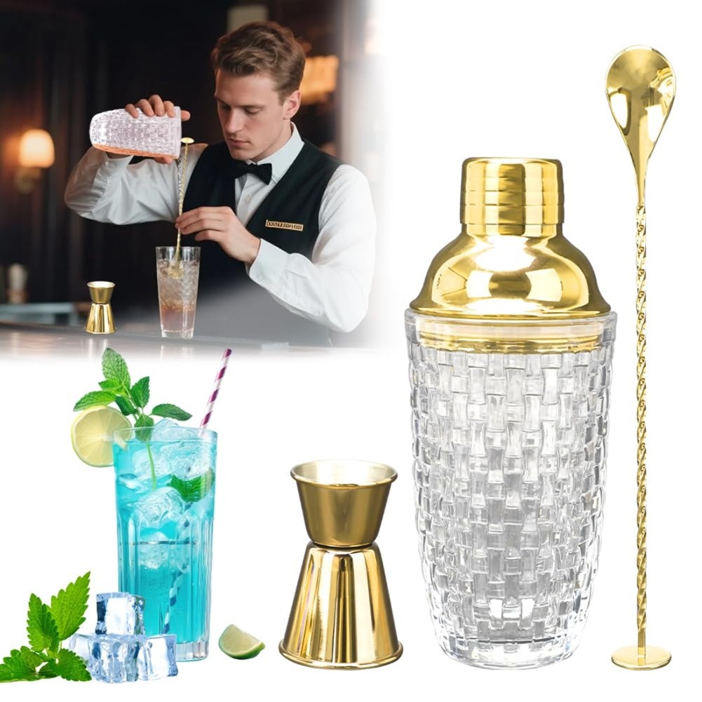 Cocktail Shaker 400 Ml, Cocktail Mixer, Shaker Stainless Steel Cocktails -5071