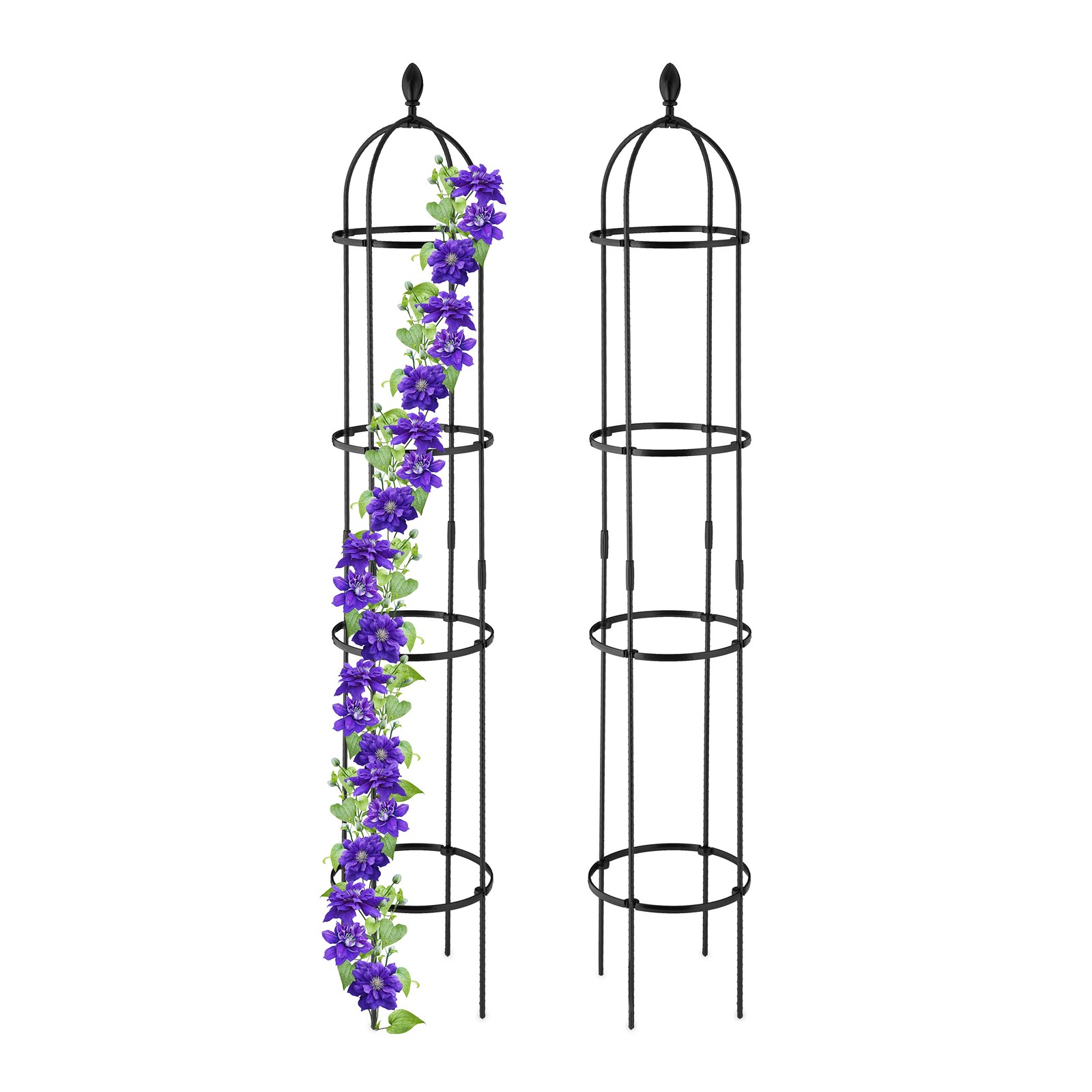 Garden obelisk Climbing Plant Support Decorative Trellis Weatherproof Adjustable