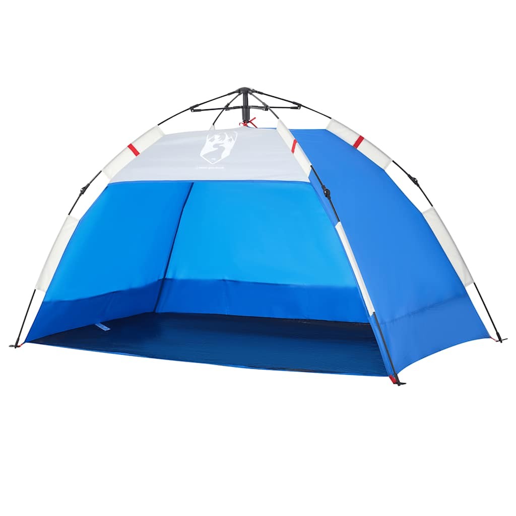 Beach Tent 2-Person Shelter Azure Blue Quick Release Waterproof vidaXL