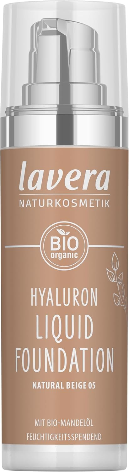 lavera Hyaluron Liquid Foundation - Natural Beige 05 - natural cosmetics - Vega
