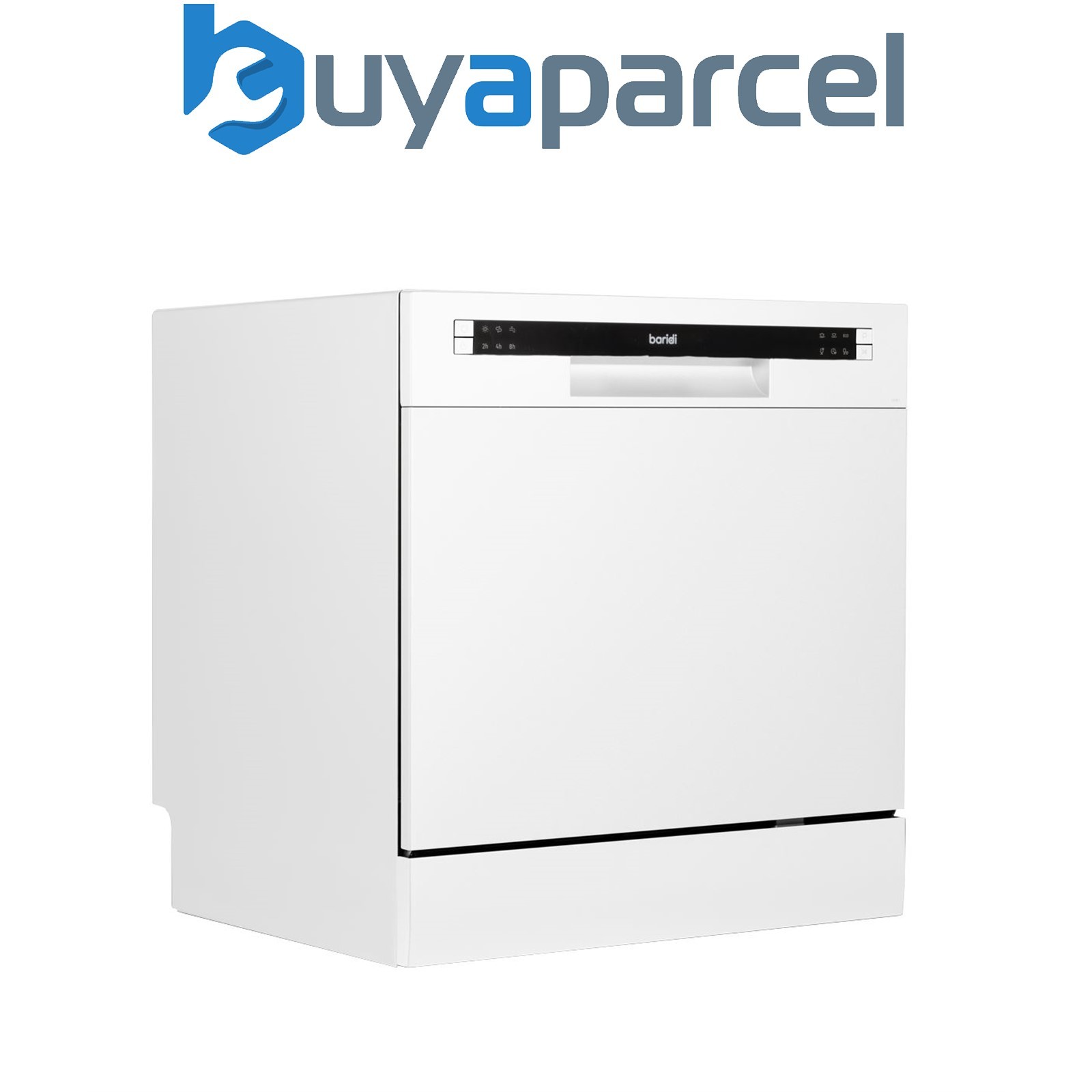 Sealey DH86 Baridi Tabletop Dishwasher 8 Place Settings 8L Capacity - White