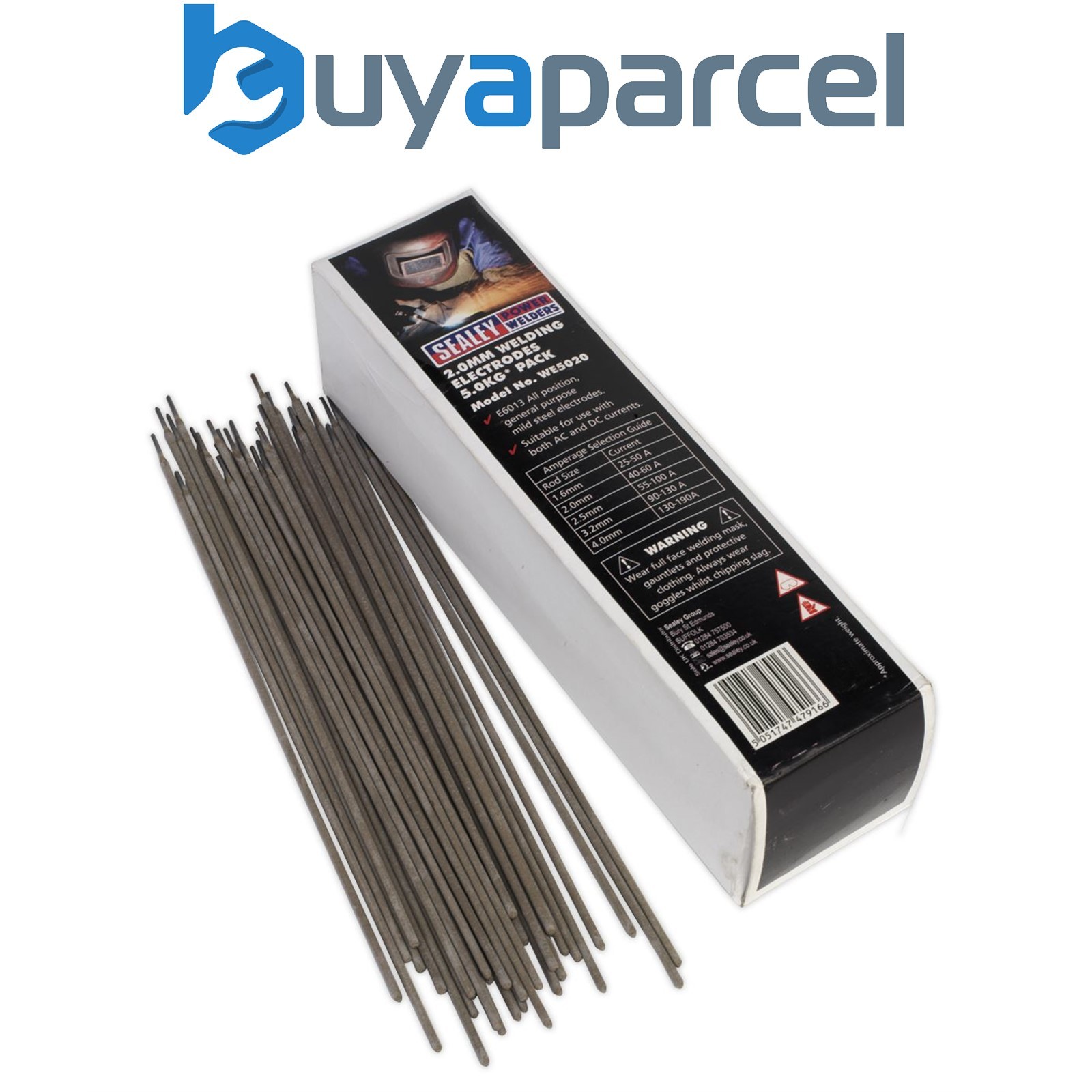 Sealey WE5020 Welding Electrodes 2 x 300mm - 5kg Pack
