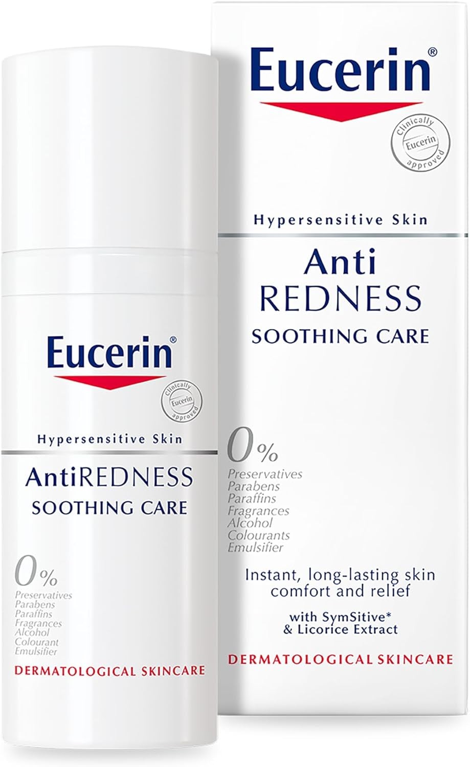 Eucerin AntiRedness Soothing Care Night and Day Cream 50ml, Face Moisturiser fo