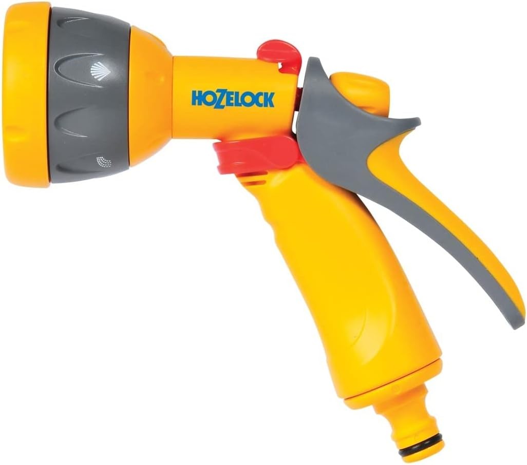 HOZELOCK - Multi-Jet Spray Gun : Ideal for Daily Use, Multi-tasking Gun, Lockin