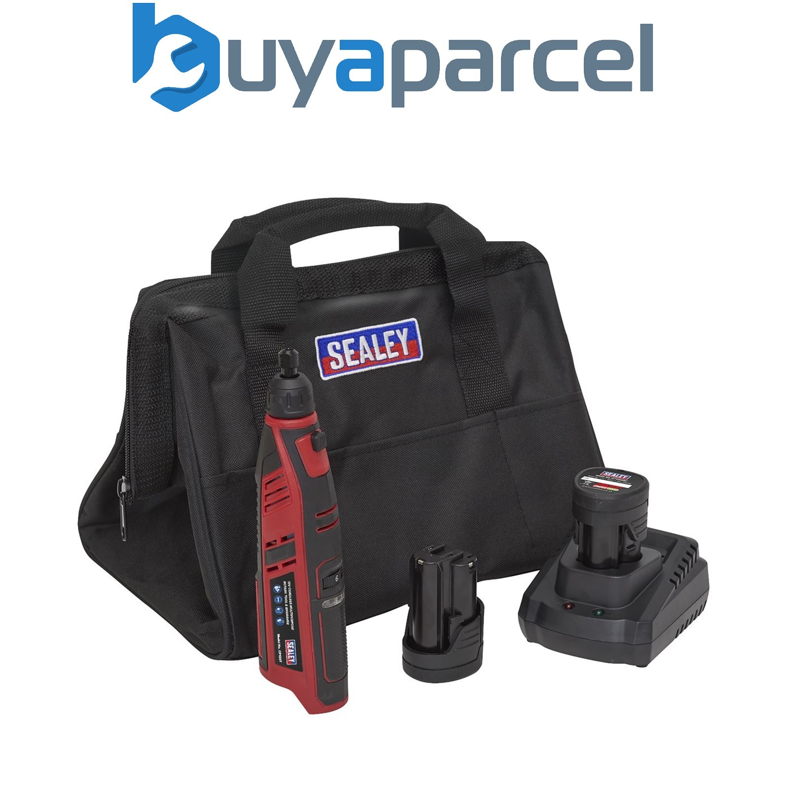 Sealey CP1207KIT SV12 Series Cordless Multipurpose Rotary Tool & Engraver Kit 49