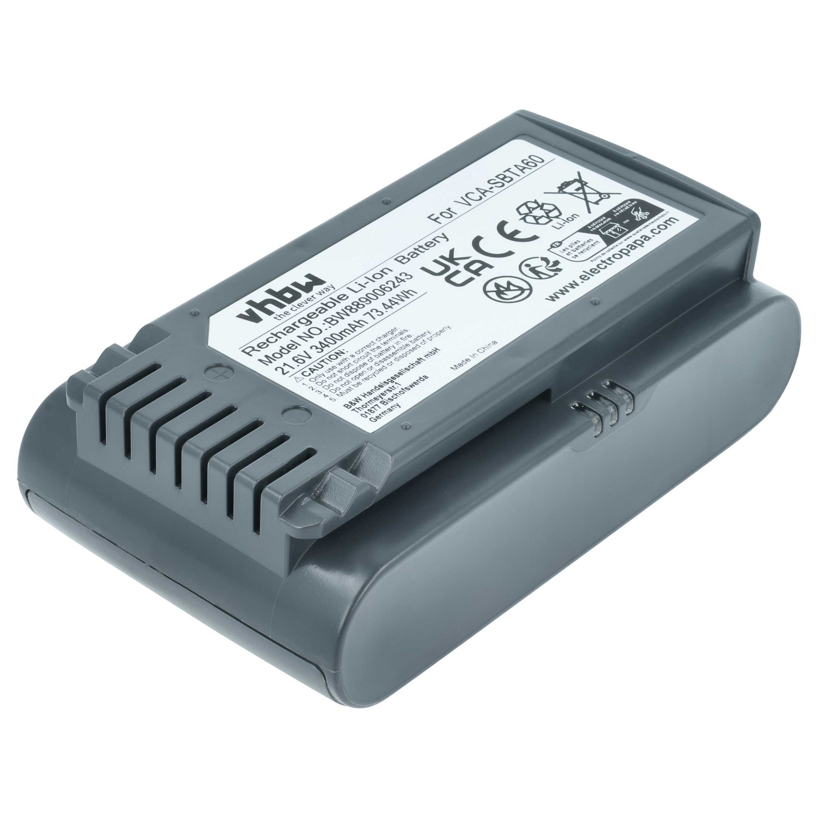 Battery for Samsung Jet 60 3400mAh 21.6V