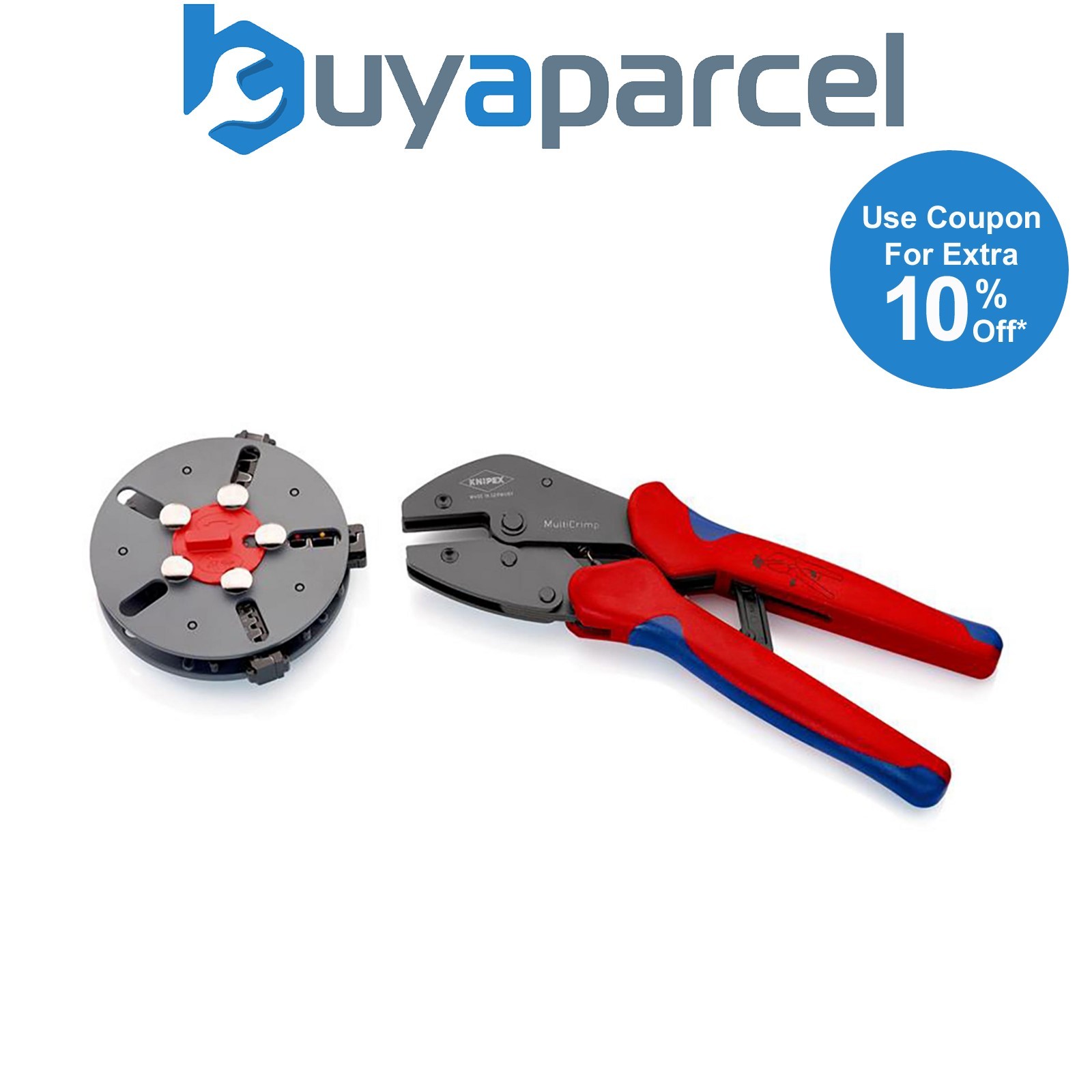 Draper 22246 KNIPEX 97 33 01 MultiCrimp Lever Action Crimping Pliers, 0.25 6.0 m