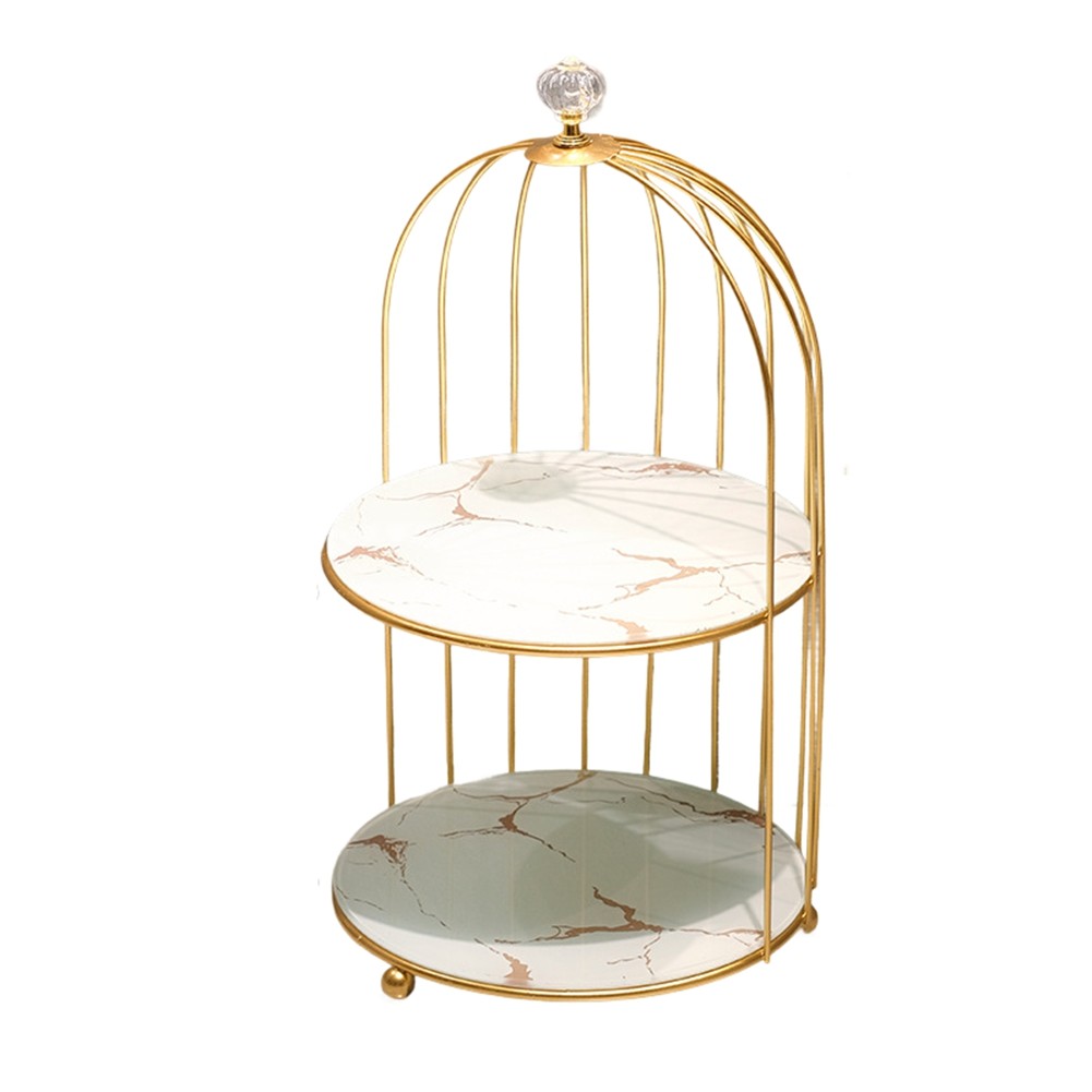 Bathroom Vanity Storage Organizer Desktop Holder Washstand Birdcage Shelf9444