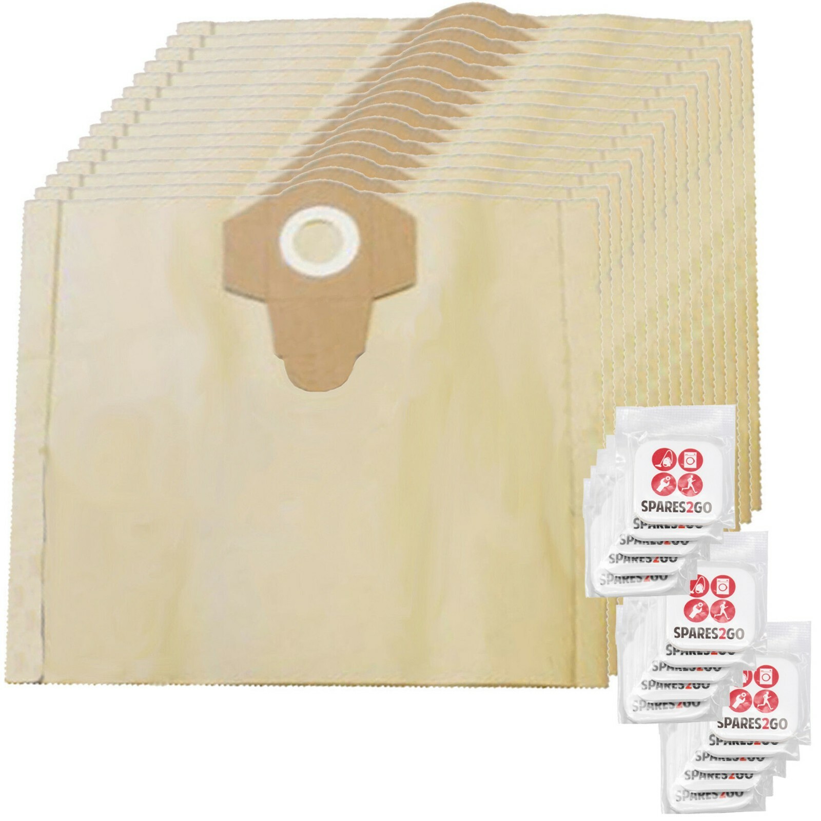 Dust Bags for VACMASTER ALDI 30 Litre Ferrex TVC1401.1 Vacuum x 15 + Fresheners