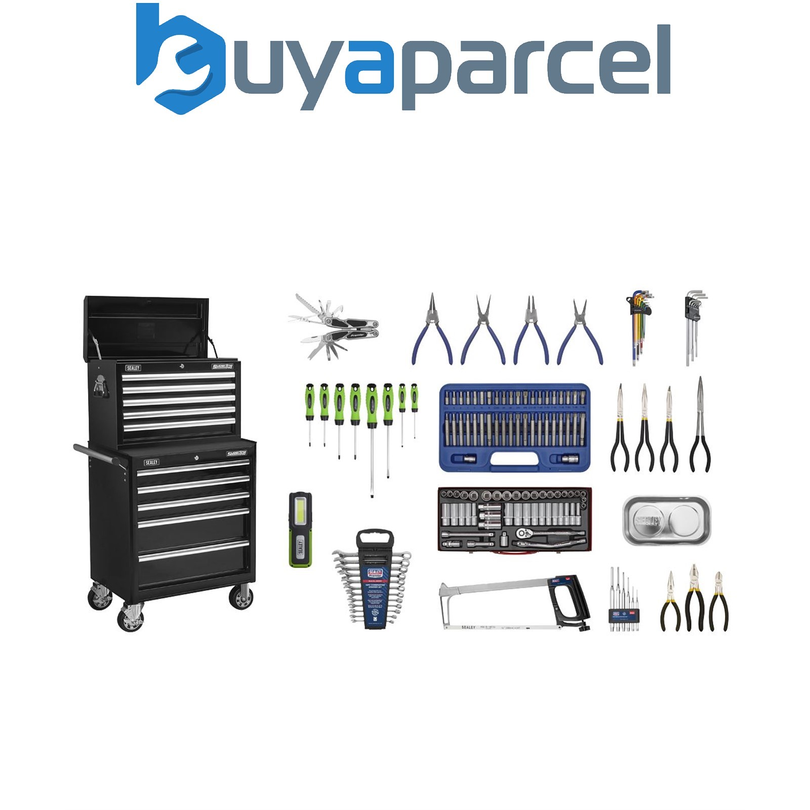 Sealey APCOMBOBBTK56 Superline PRO&reg; Topchest & Rollcab Combination 10 Drawer