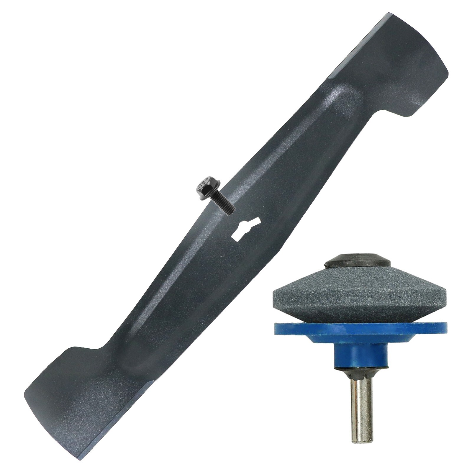 Blade for QUALCAST RM37 MEB1437M M2EB1537M Lawnmower 37cm + Screw + Sharpener