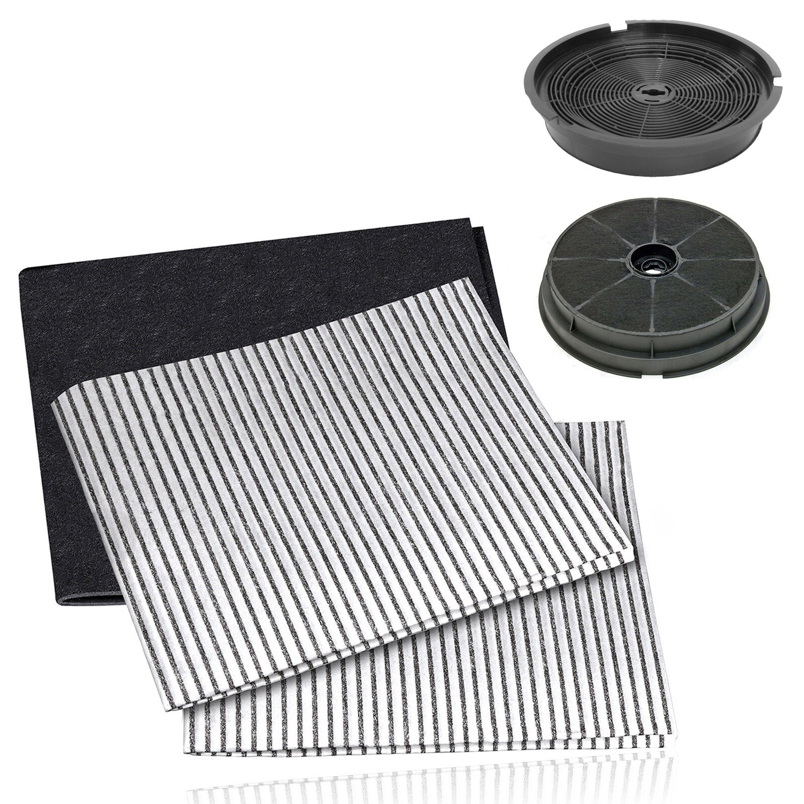 Cooker Hood Filter Kit for BELLING STOVES NEW WORLD Carbon x 2 + Grease Filters